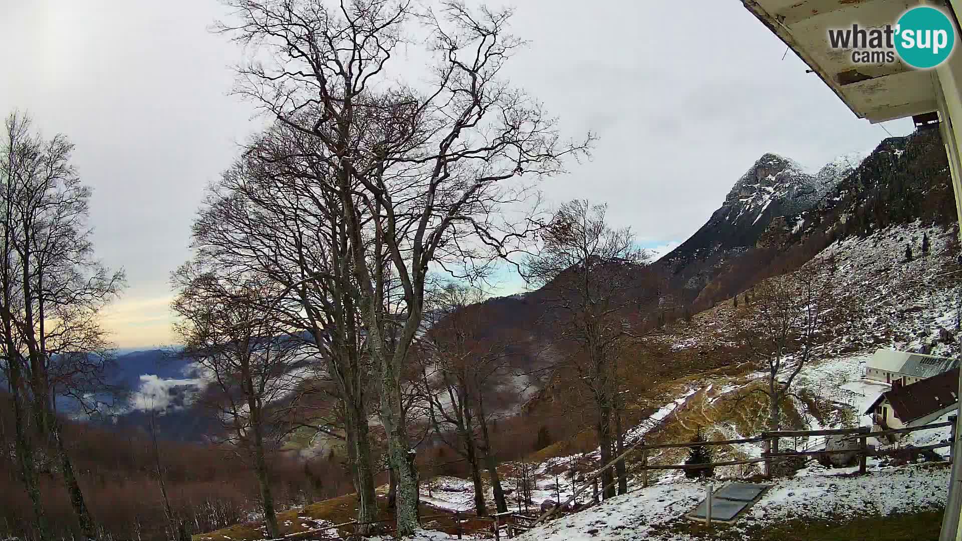 Planina Razor Bergütte Webcam (1315) | Blick auf Tolminski Migovec