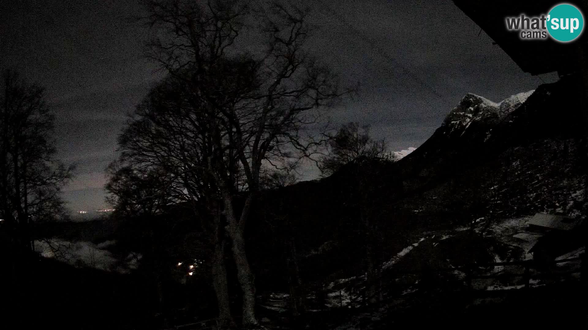 Baita di montagna Planina Razor webcam (1315) | vista su Tolminski Migovec