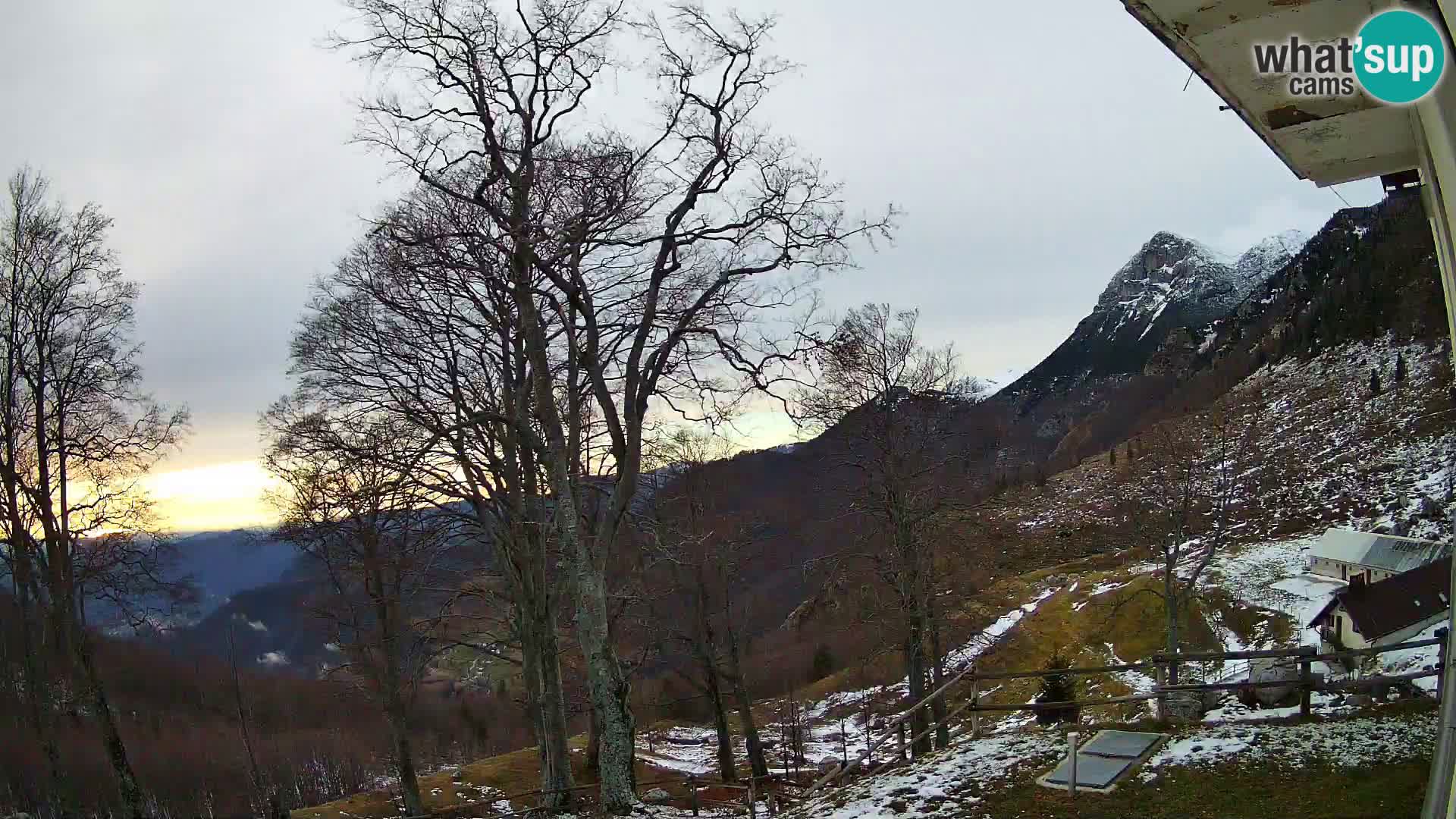 Planina Razor Bergütte Webcam (1315) | Blick auf Tolminski Migovec