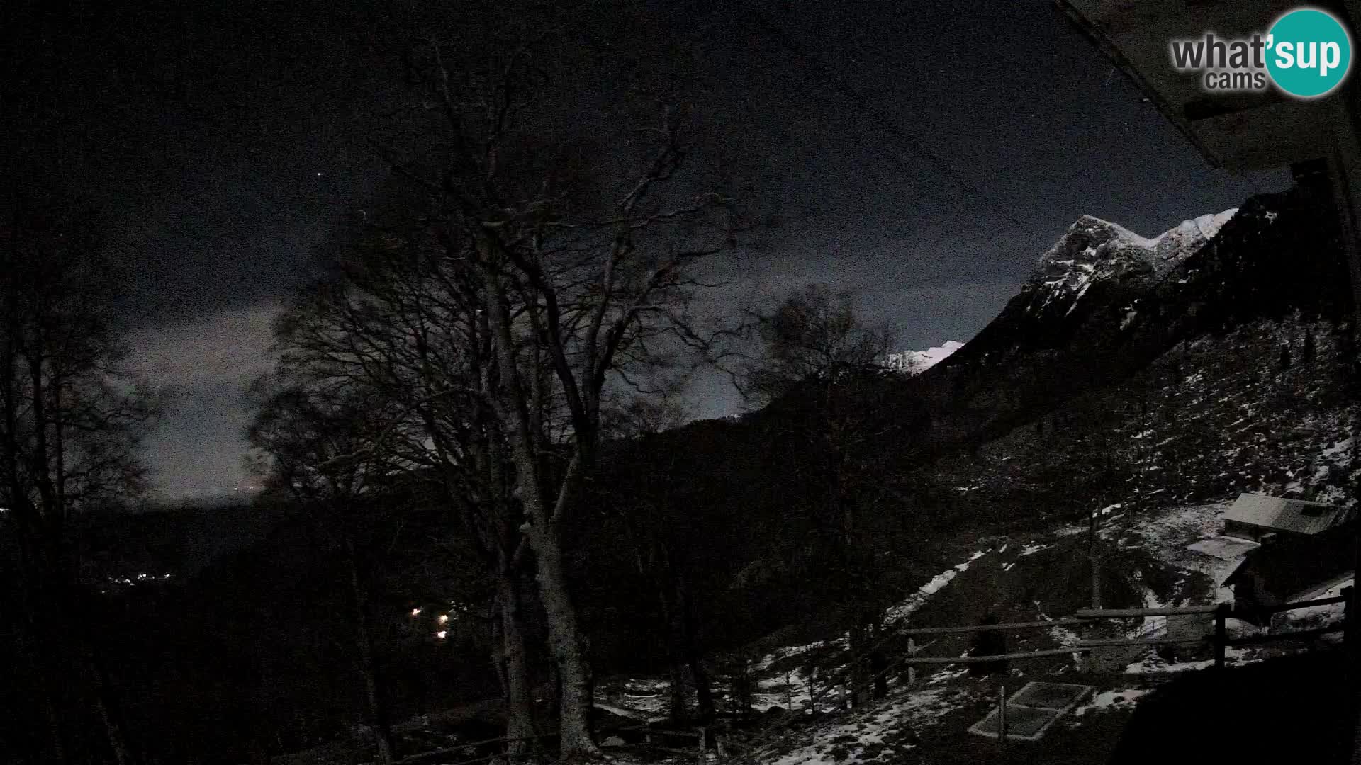 Planina Razor Mountain Hut live cam (1315) | view to Tolminski Migovec