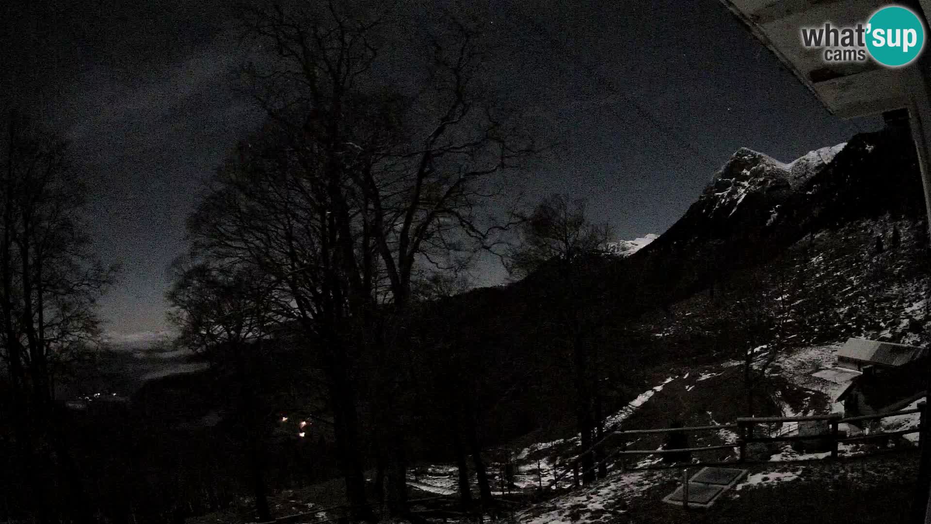 Planina Razor Mountain Hut live cam (1315) | view to Tolminski Migovec