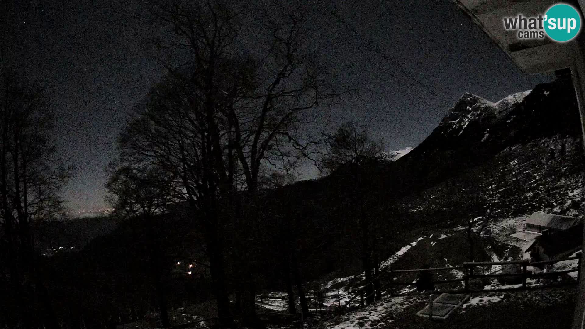 Planina Razor Mountain Hut live cam (1315) | view to Tolminski Migovec