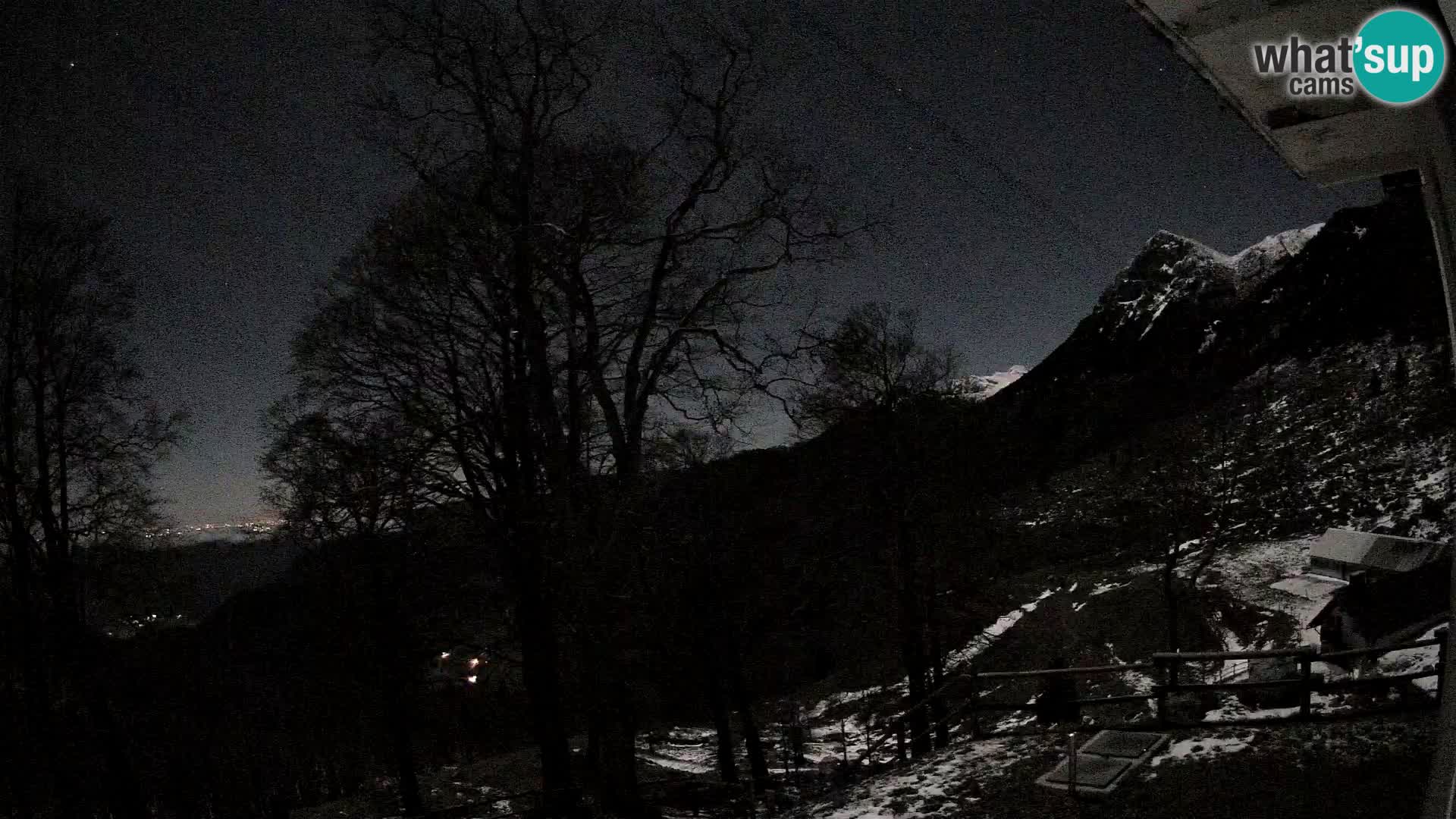 Refuge de la montagne Planina Razor caméra en direct (1315) | vue sur Tolminski Migovec