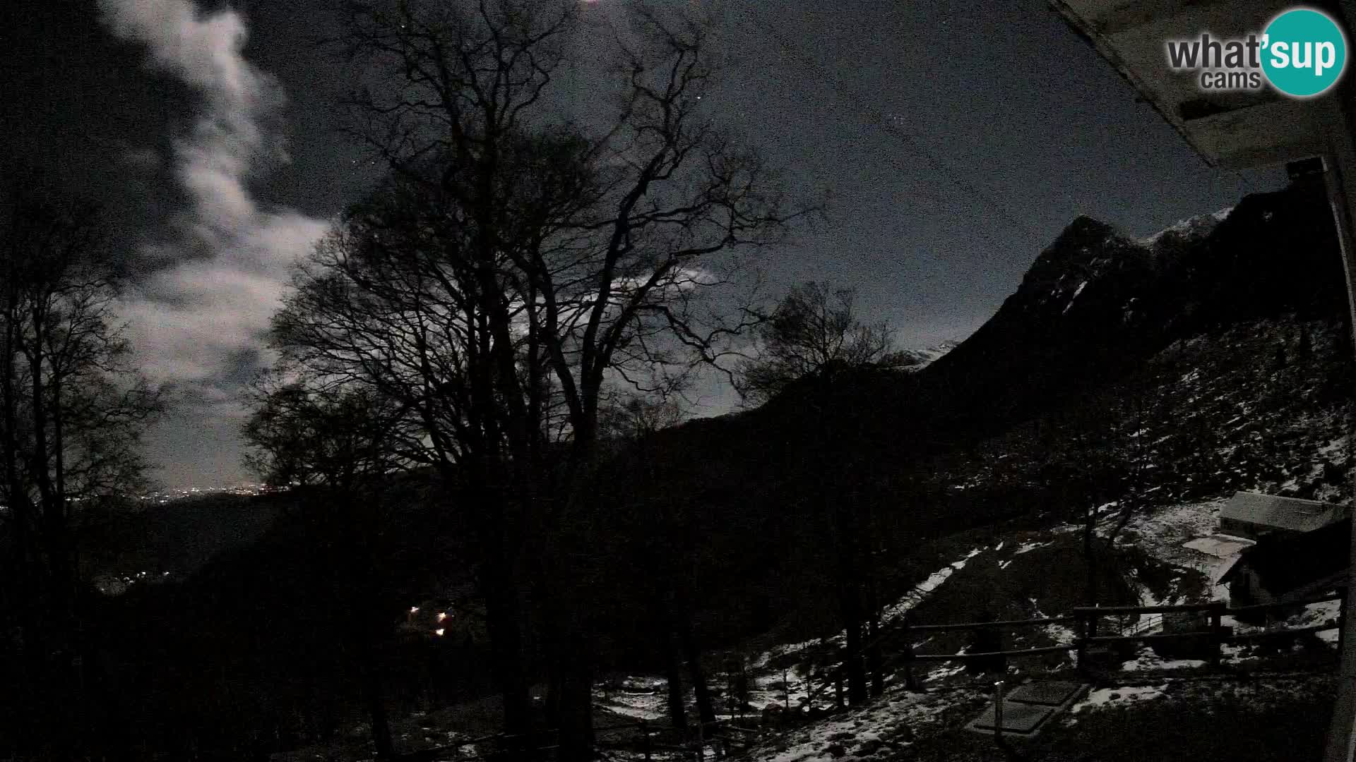 Planina Razor Mountain Hut live cam (1315) | view to Tolminski Migovec