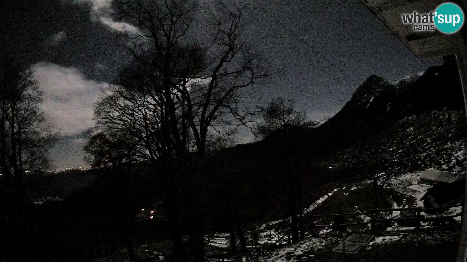 Refuge de la montagne Planina Razor caméra en direct (1315) | vue sur Tolminski Migovec