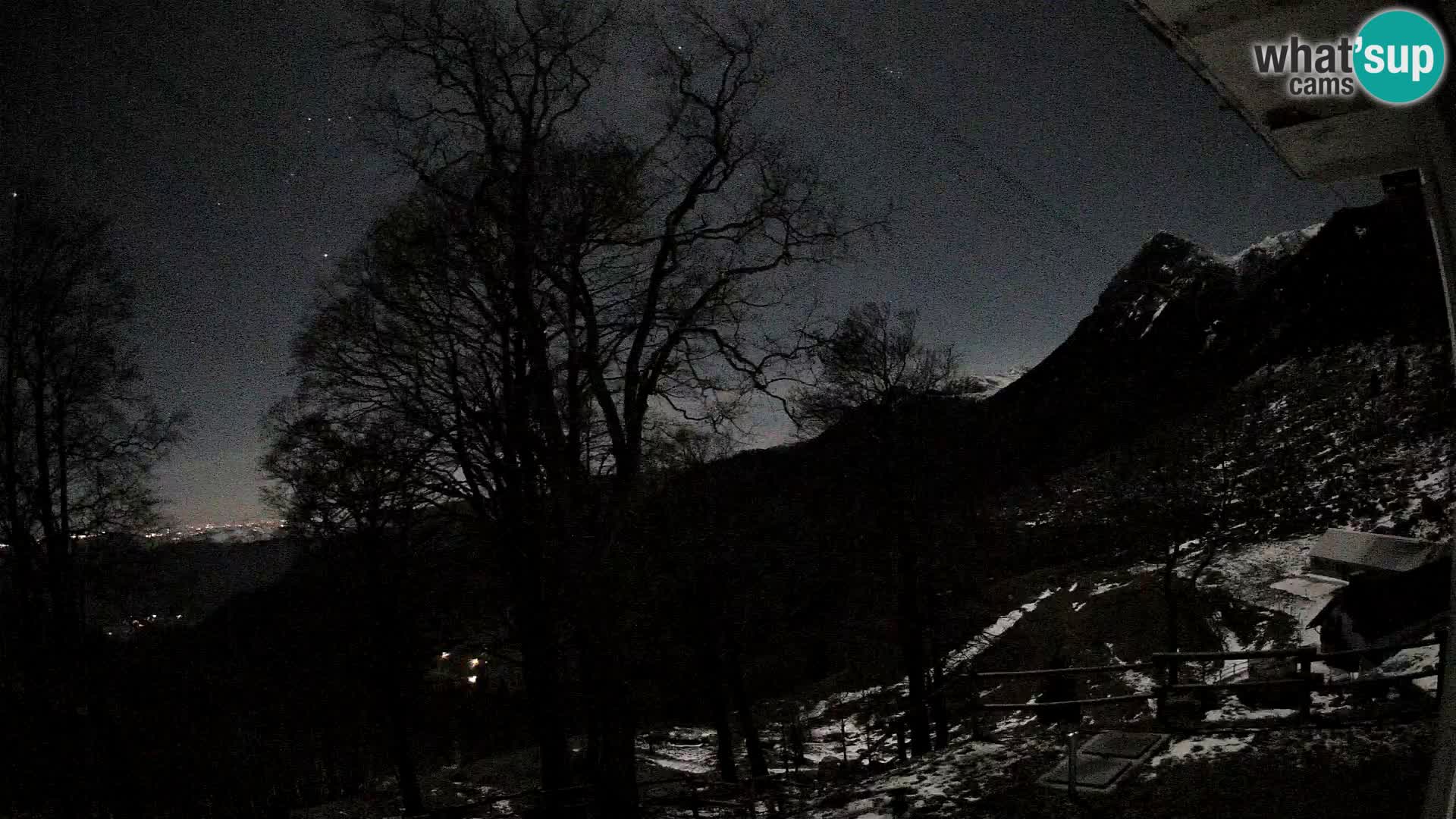 Planina Razor Mountain Hut live cam (1315) | view to Tolminski Migovec