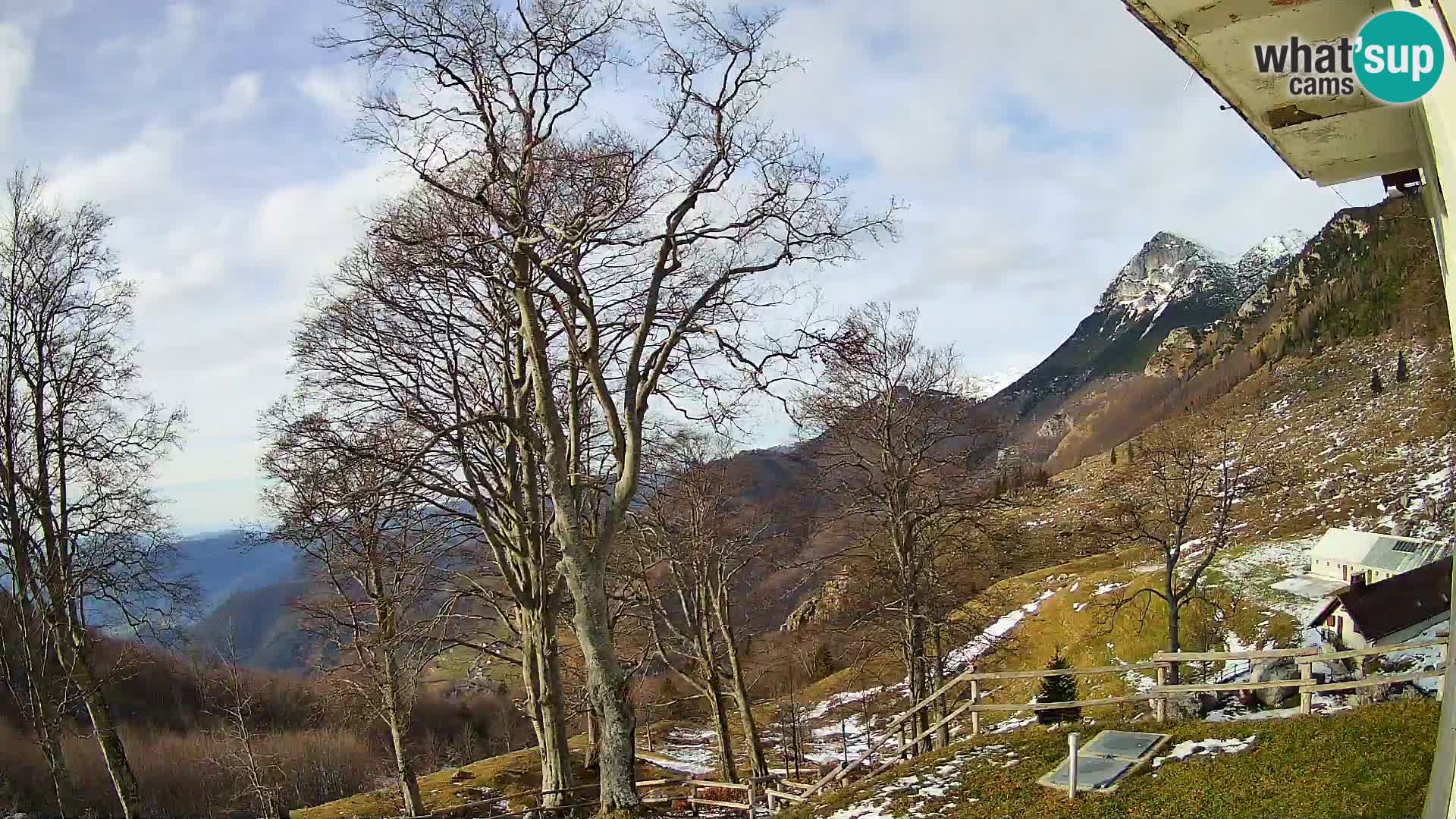Planina Razor Bergütte Webcam (1315) | Blick auf Tolminski Migovec