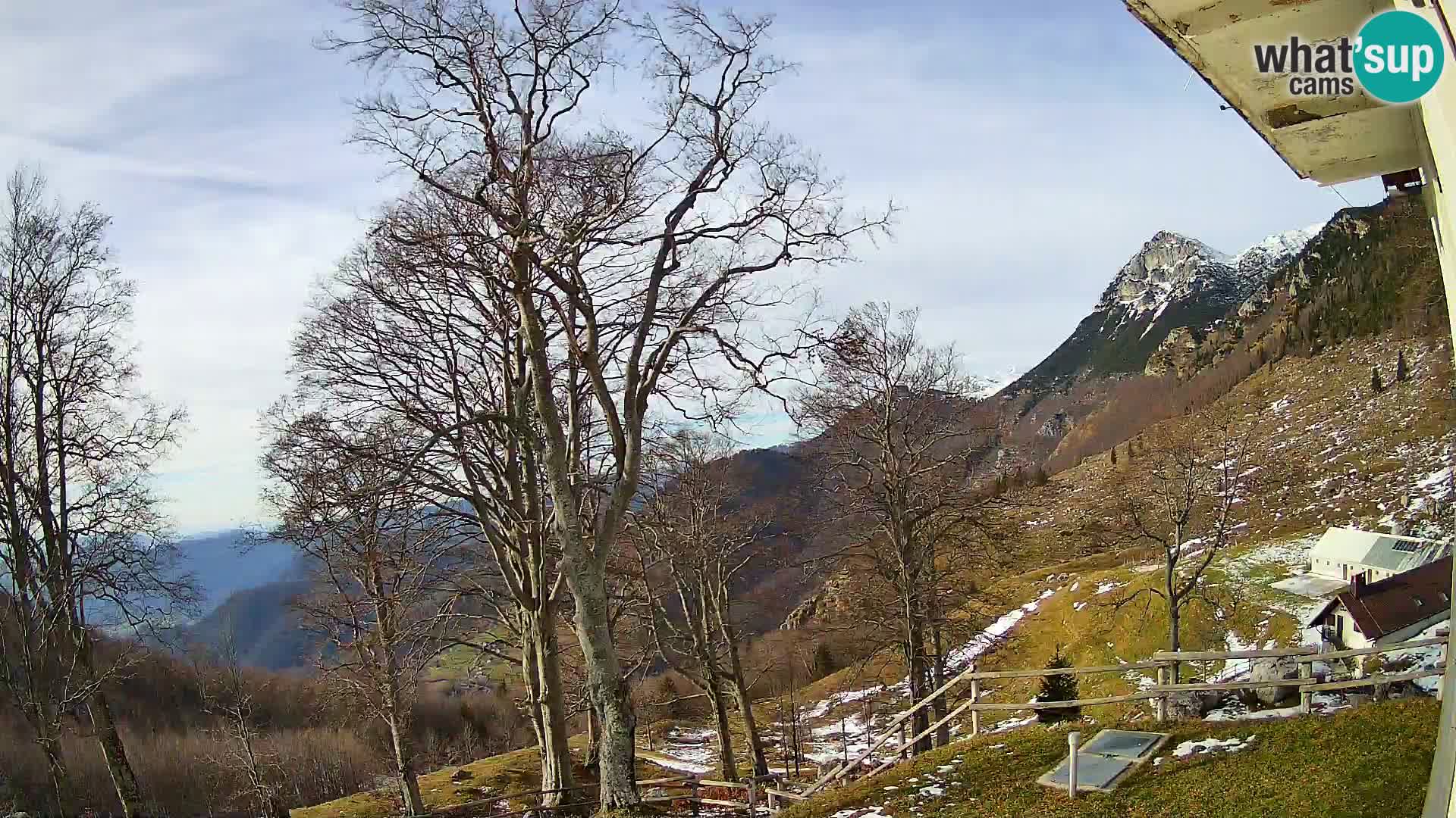 Planina Razor Bergütte Webcam (1315) | Blick auf Tolminski Migovec