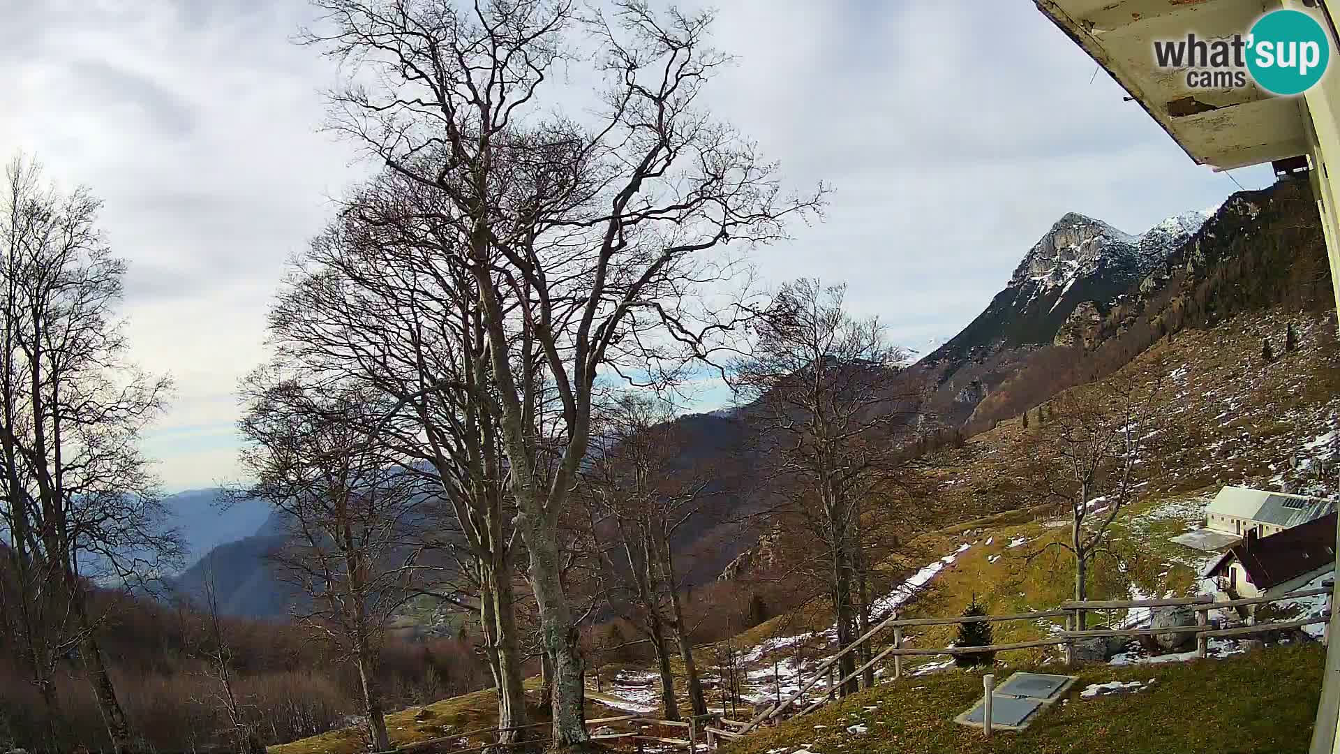 Planina Razor Bergütte Webcam (1315) | Blick auf Tolminski Migovec