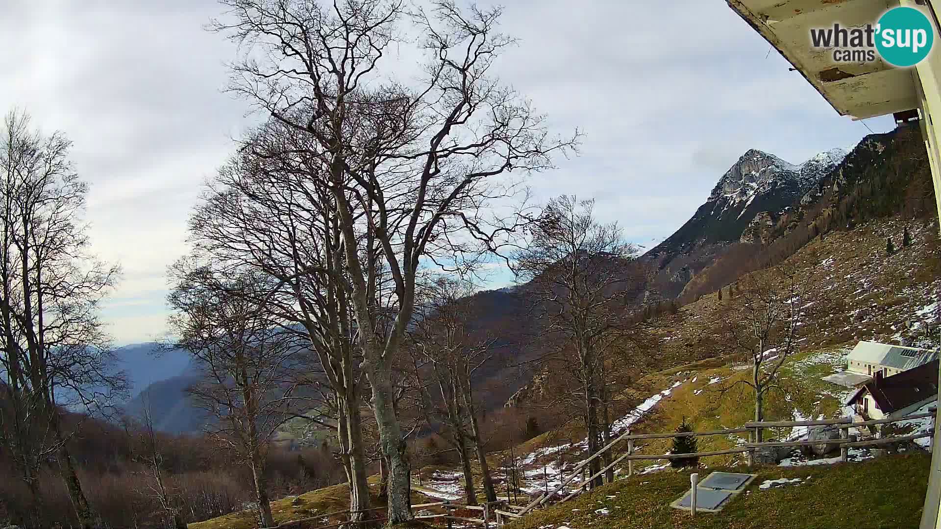 Planina Razor Bergütte Webcam (1315) | Blick auf Tolminski Migovec