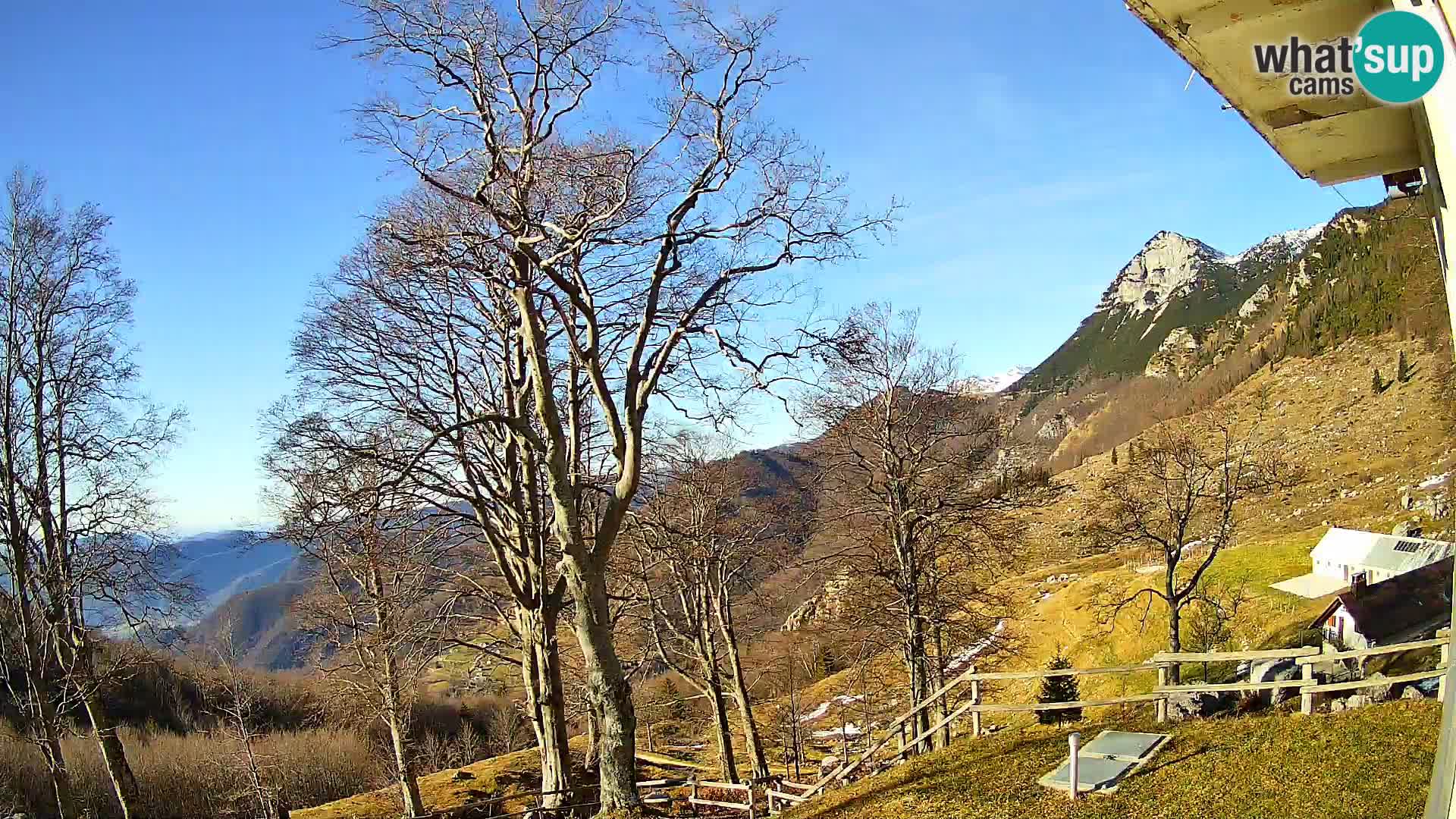 Planina Razor Bergütte Webcam (1315) | Blick auf Tolminski Migovec