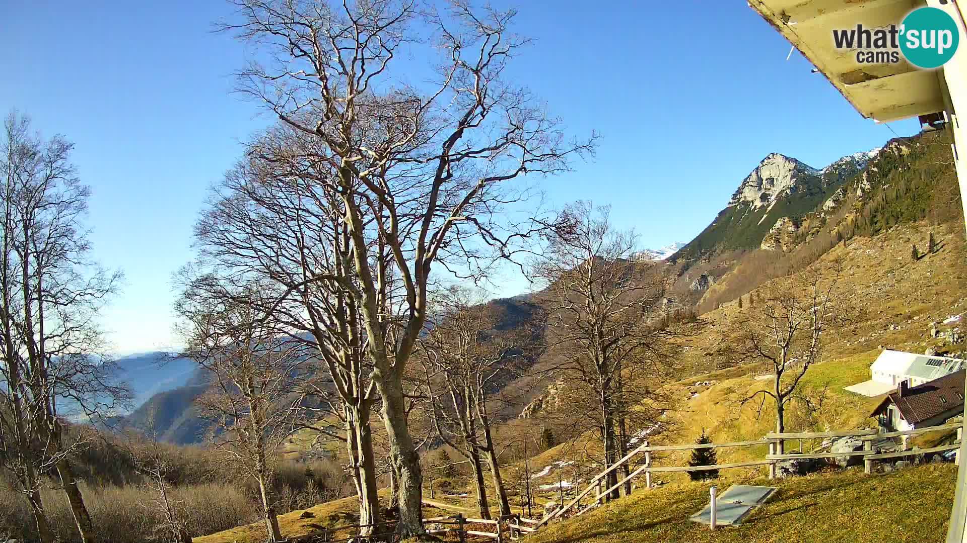 Planina Razor Bergütte Webcam (1315) | Blick auf Tolminski Migovec