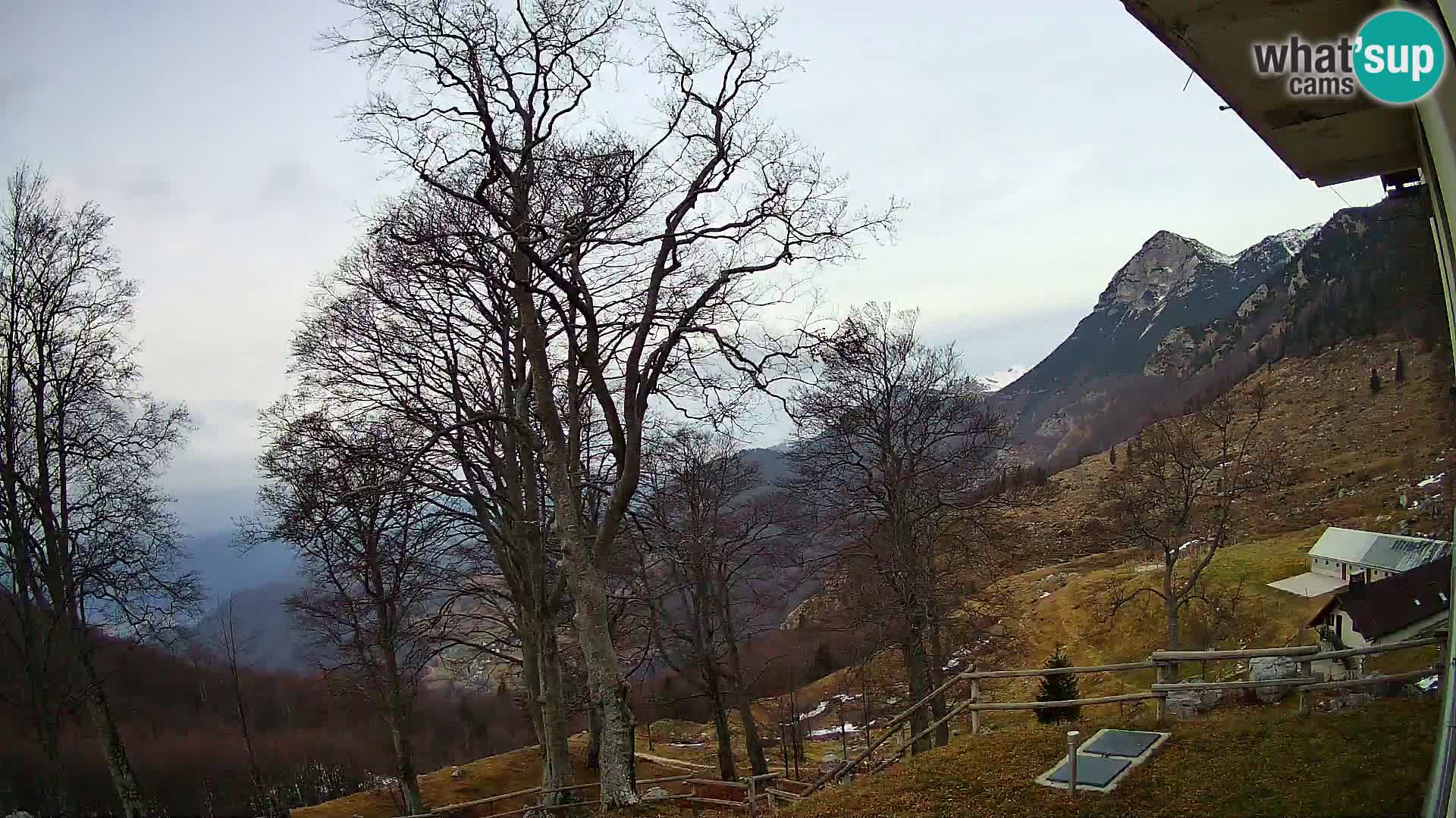 Planinarski dom na planini Razor (1315) | Pogled na Tolminski Migovec