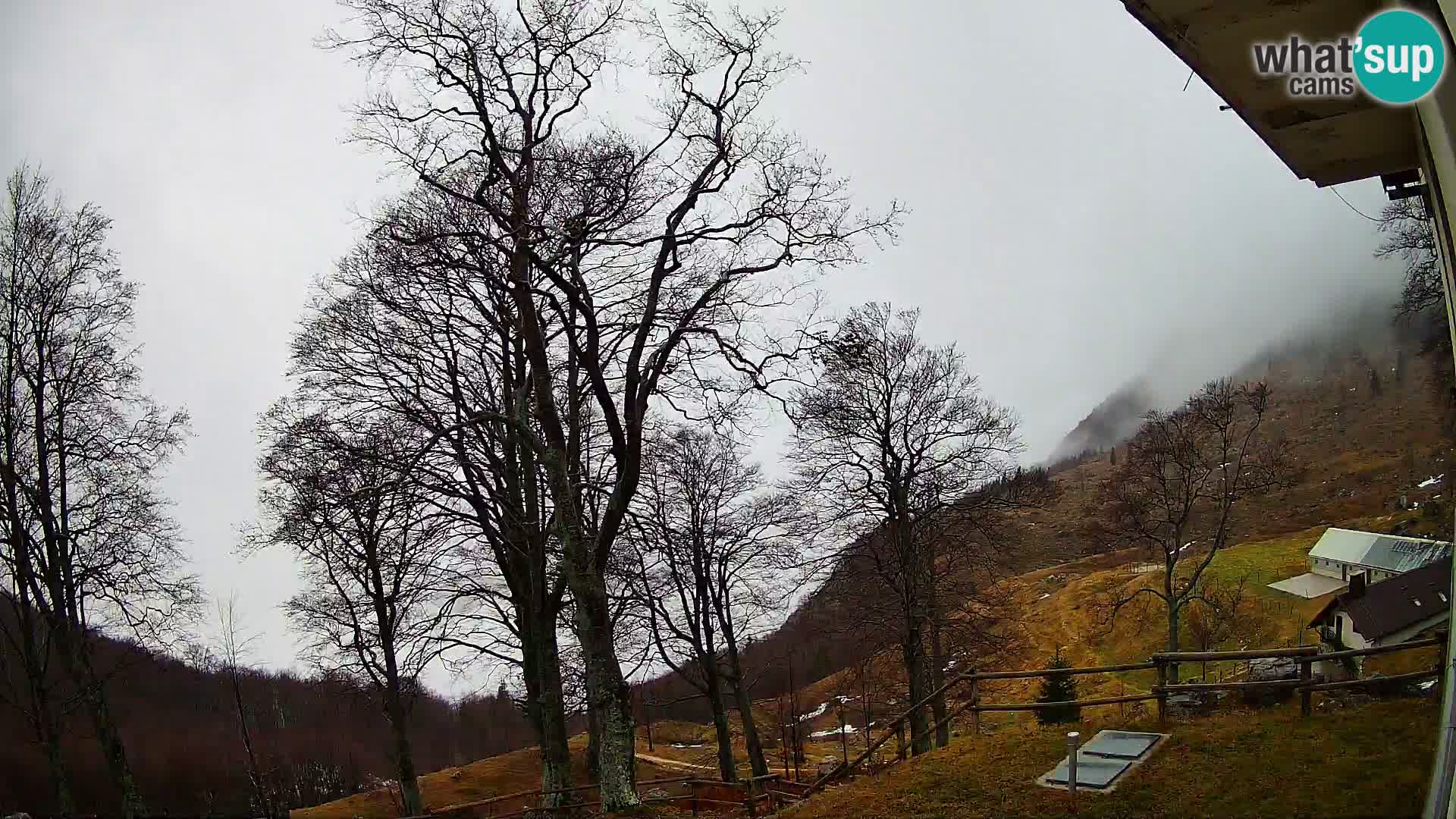 Refuge de la montagne Planina Razor caméra en direct (1315) | vue sur Tolminski Migovec