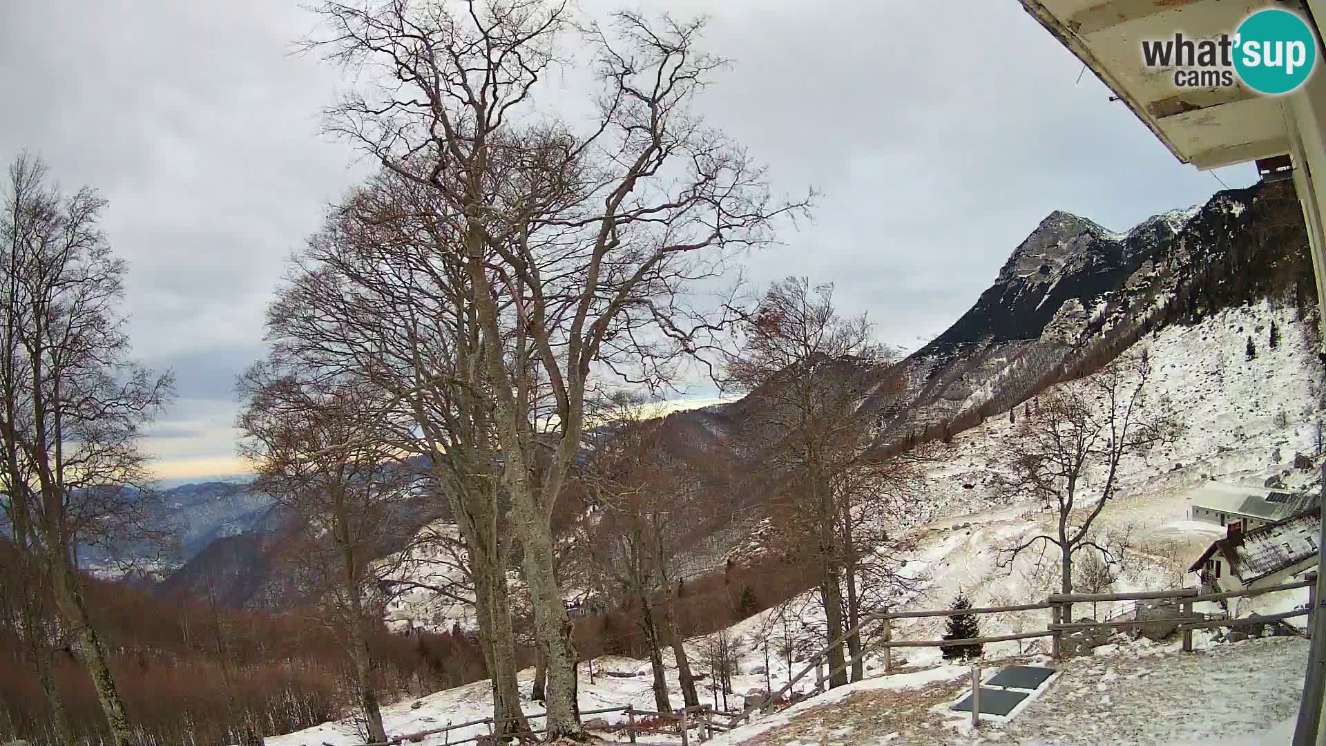 Planina Razor Bergütte Webcam (1315) | Blick auf Tolminski Migovec