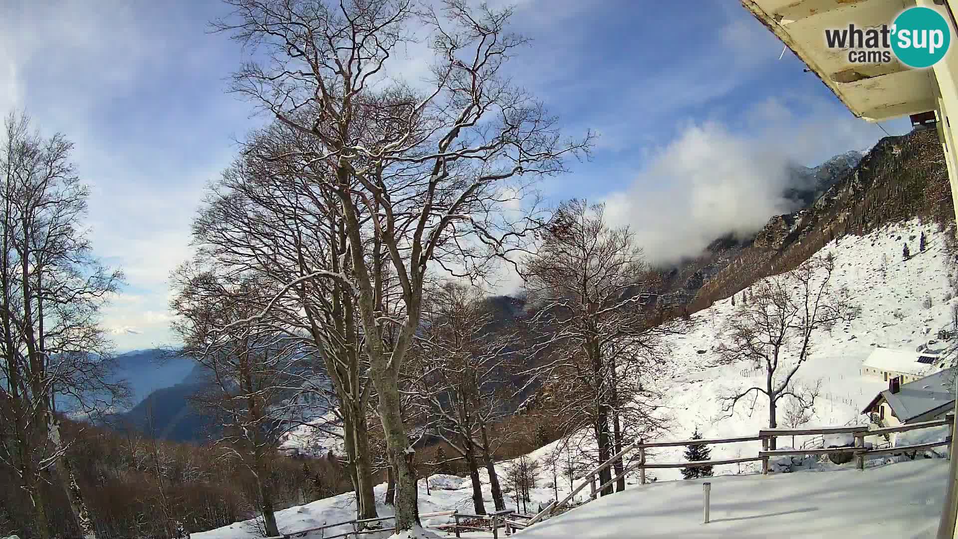 Planina Razor Bergütte Webcam (1315) | Blick auf Tolminski Migovec