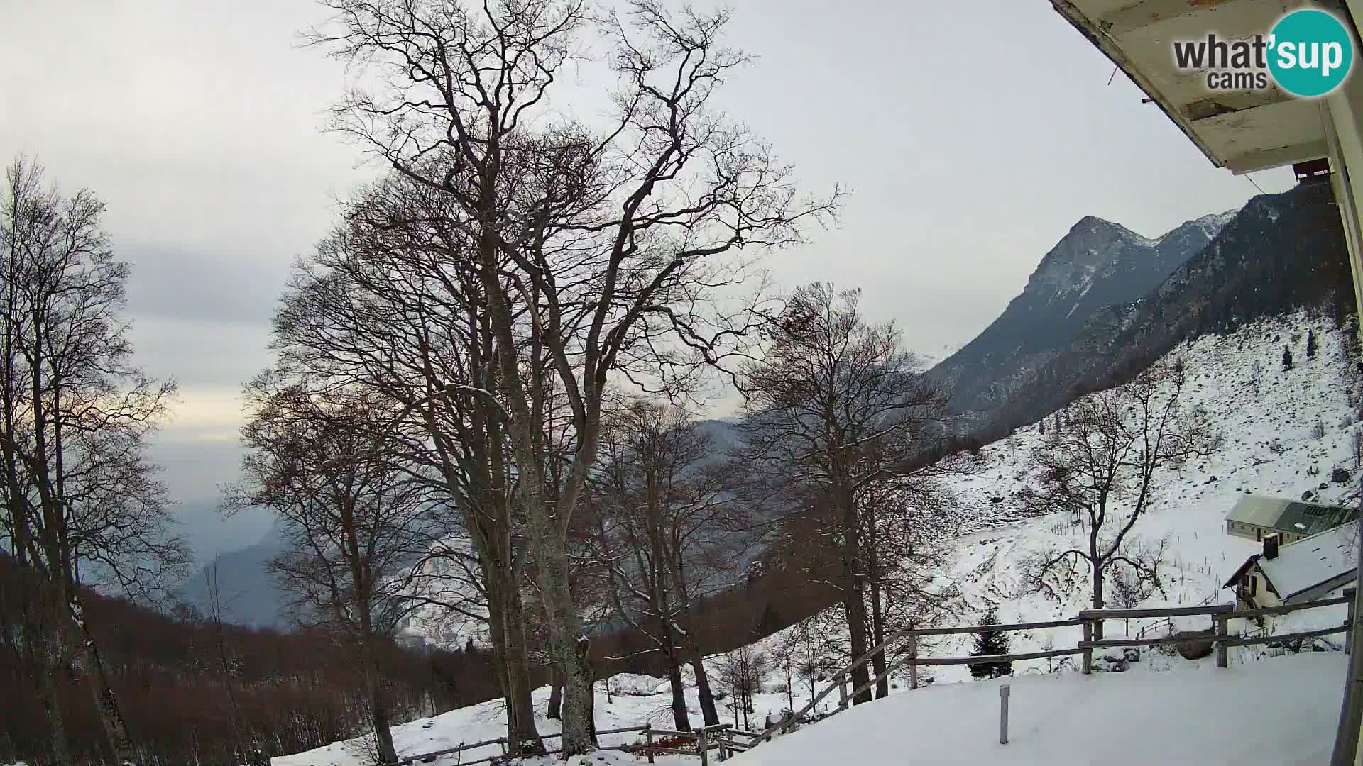 Planinarski dom na planini Razor (1315) | Pogled na Tolminski Migovec