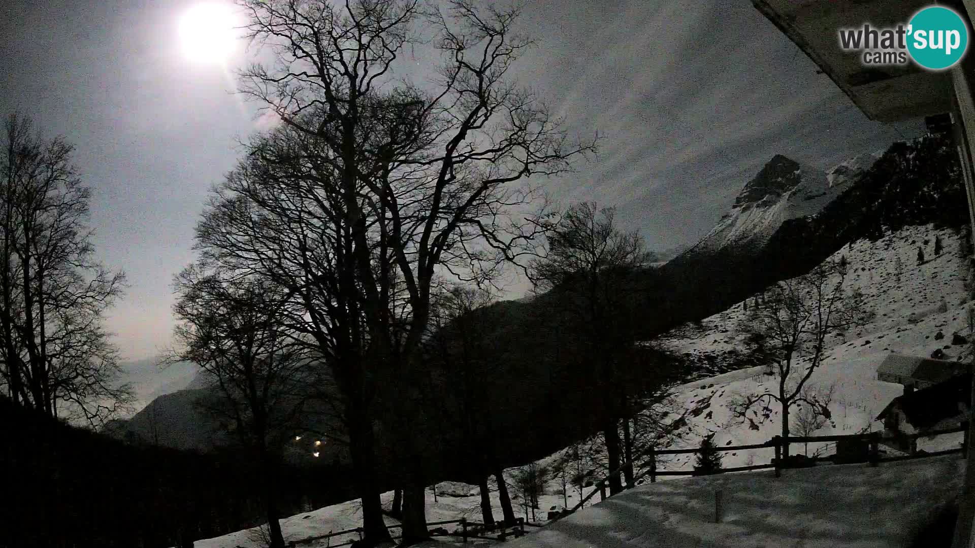 Refuge de la montagne Planina Razor caméra en direct (1315) | vue sur Tolminski Migovec