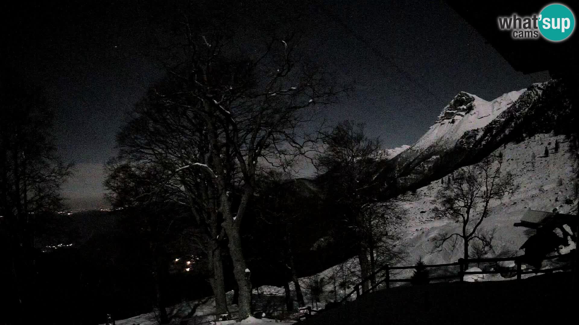 Planina Razor Mountain Hut live cam (1315) | view to Tolminski Migovec