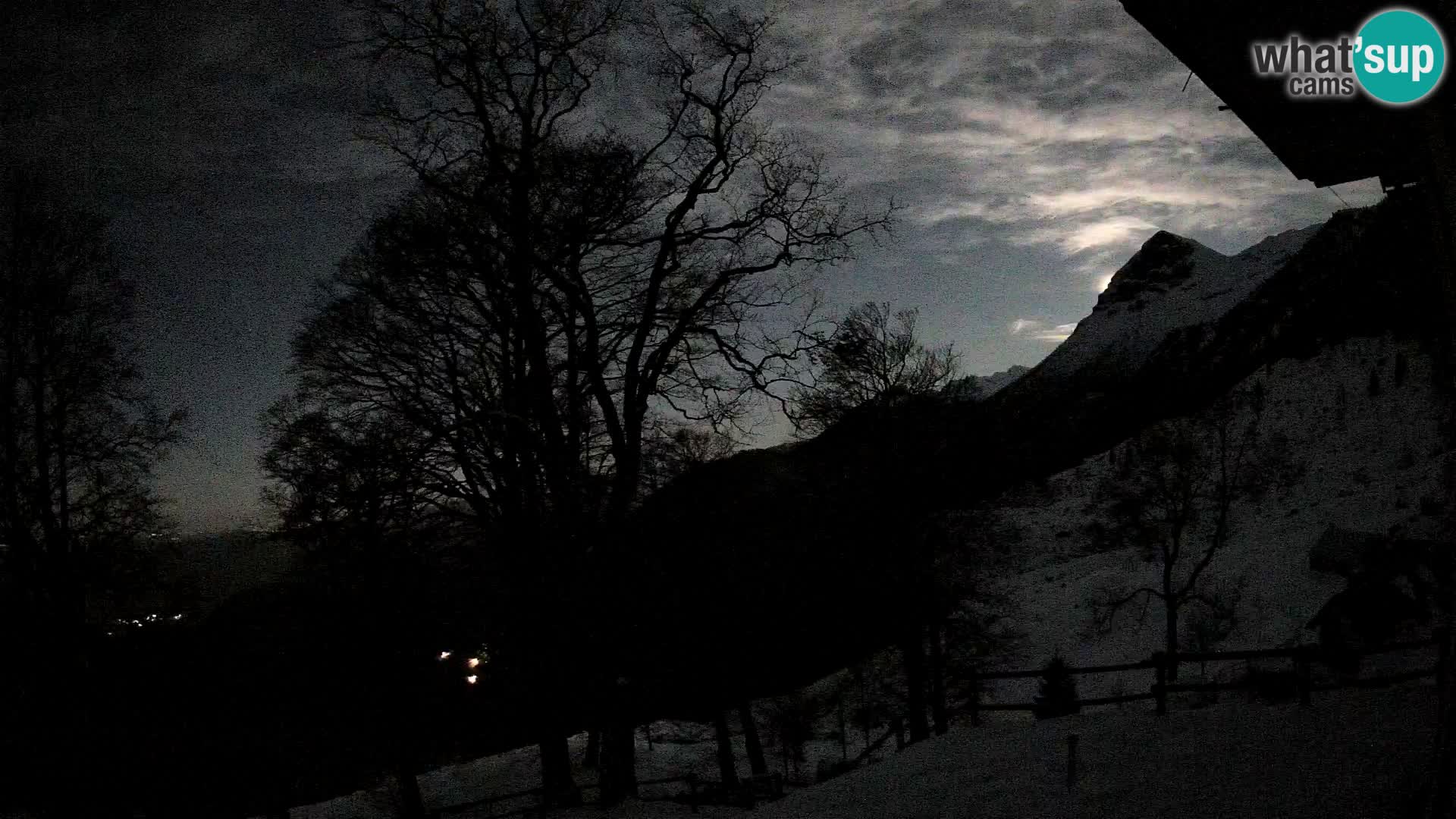 Koča na Planini Razor spletna kamera (1315) | Pogled na Tolminski Migovec