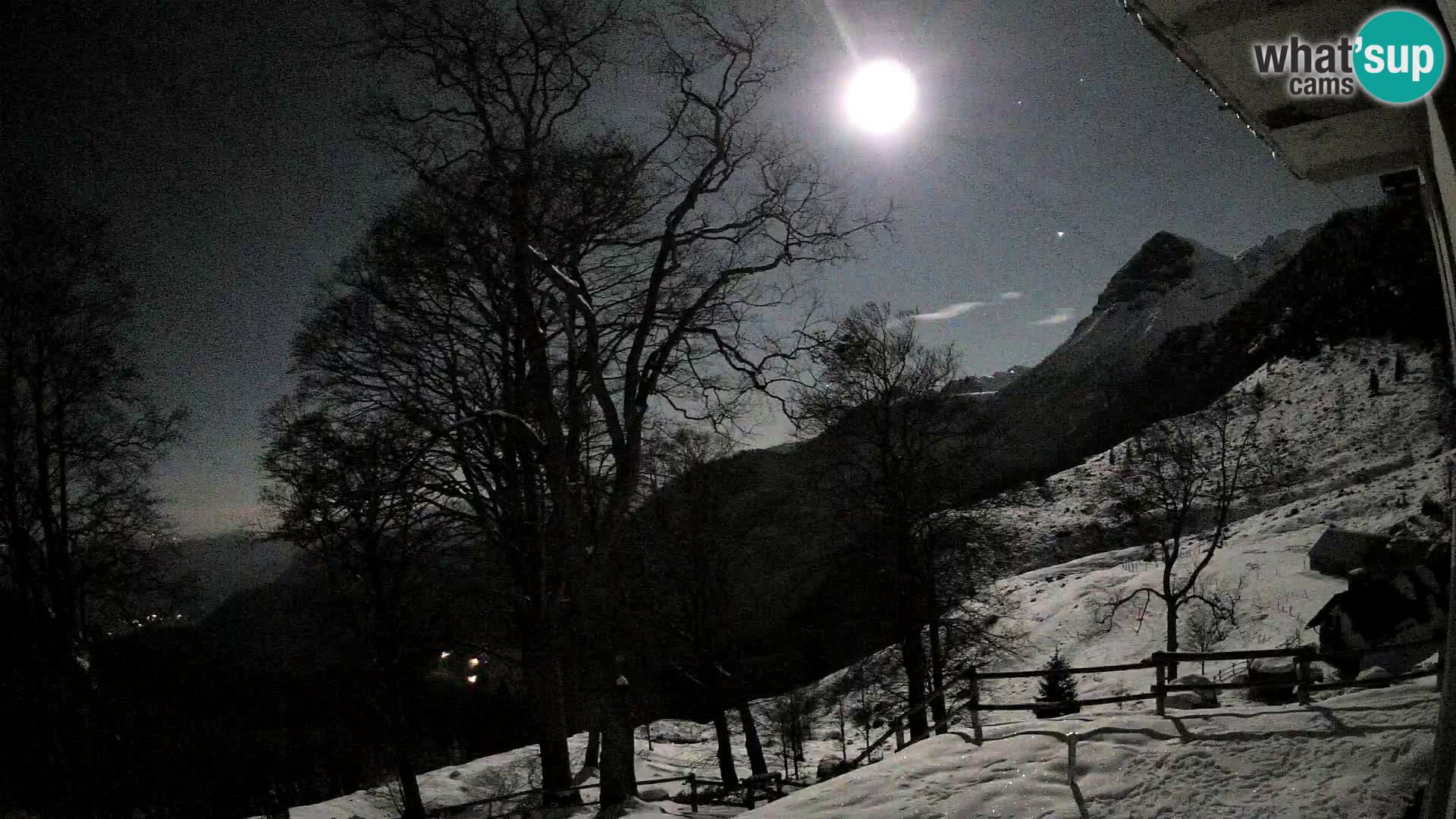 Koča na Planini Razor spletna kamera (1315) | Pogled na Tolminski Migovec