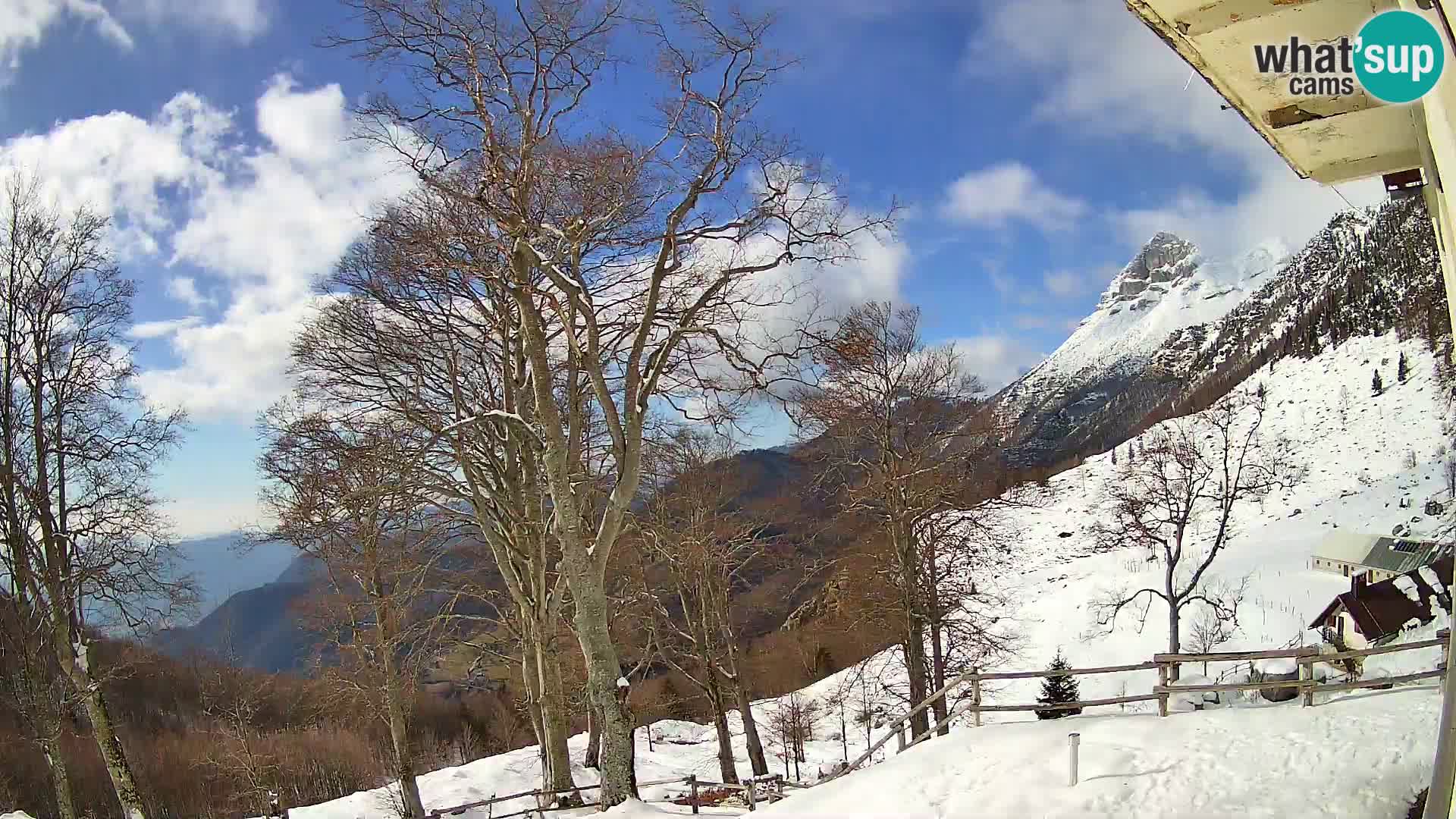 Planina Razor Bergütte Webcam (1315) | Blick auf Tolminski Migovec