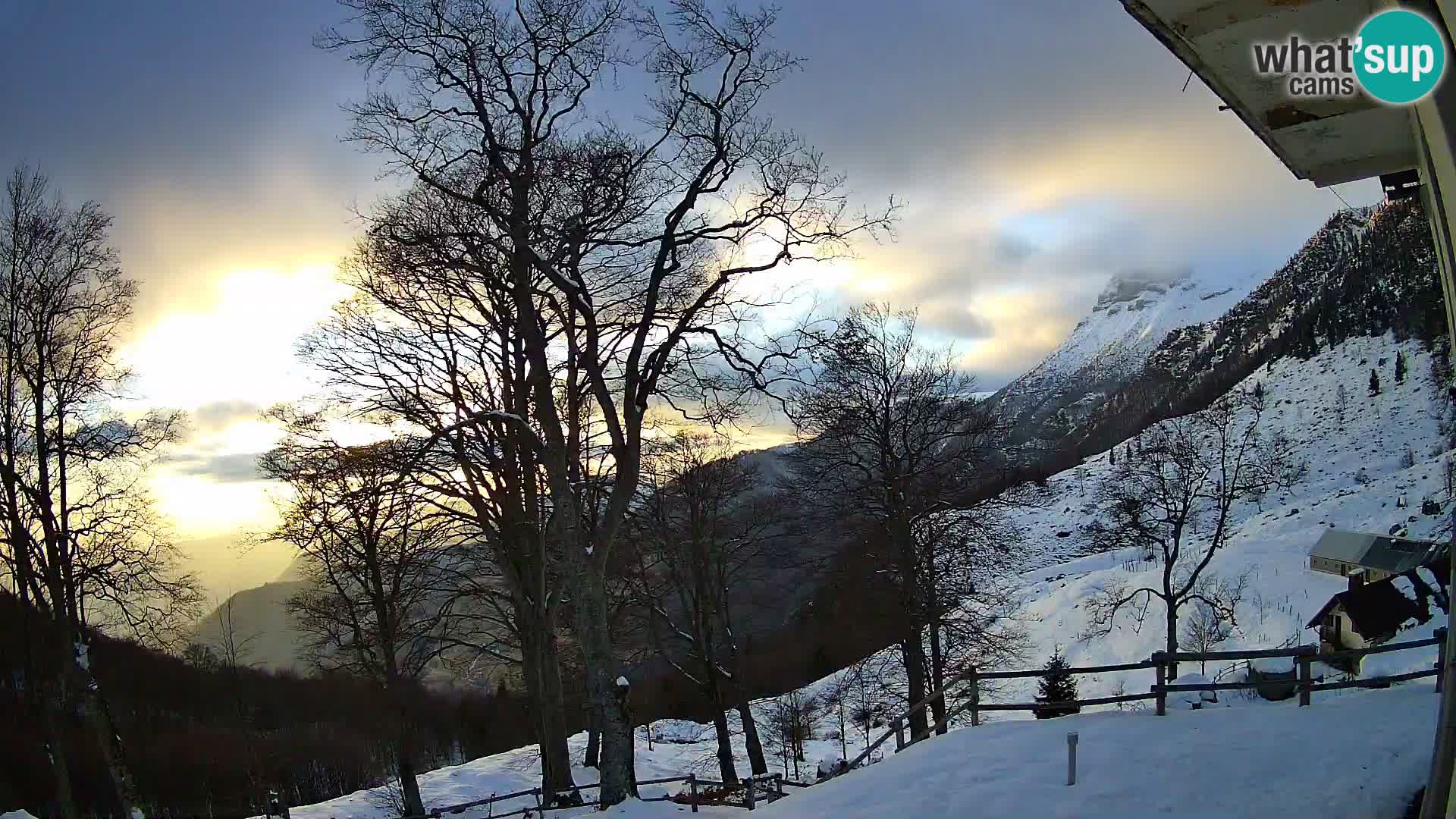 Planina Razor Bergütte Webcam (1315) | Blick auf Tolminski Migovec