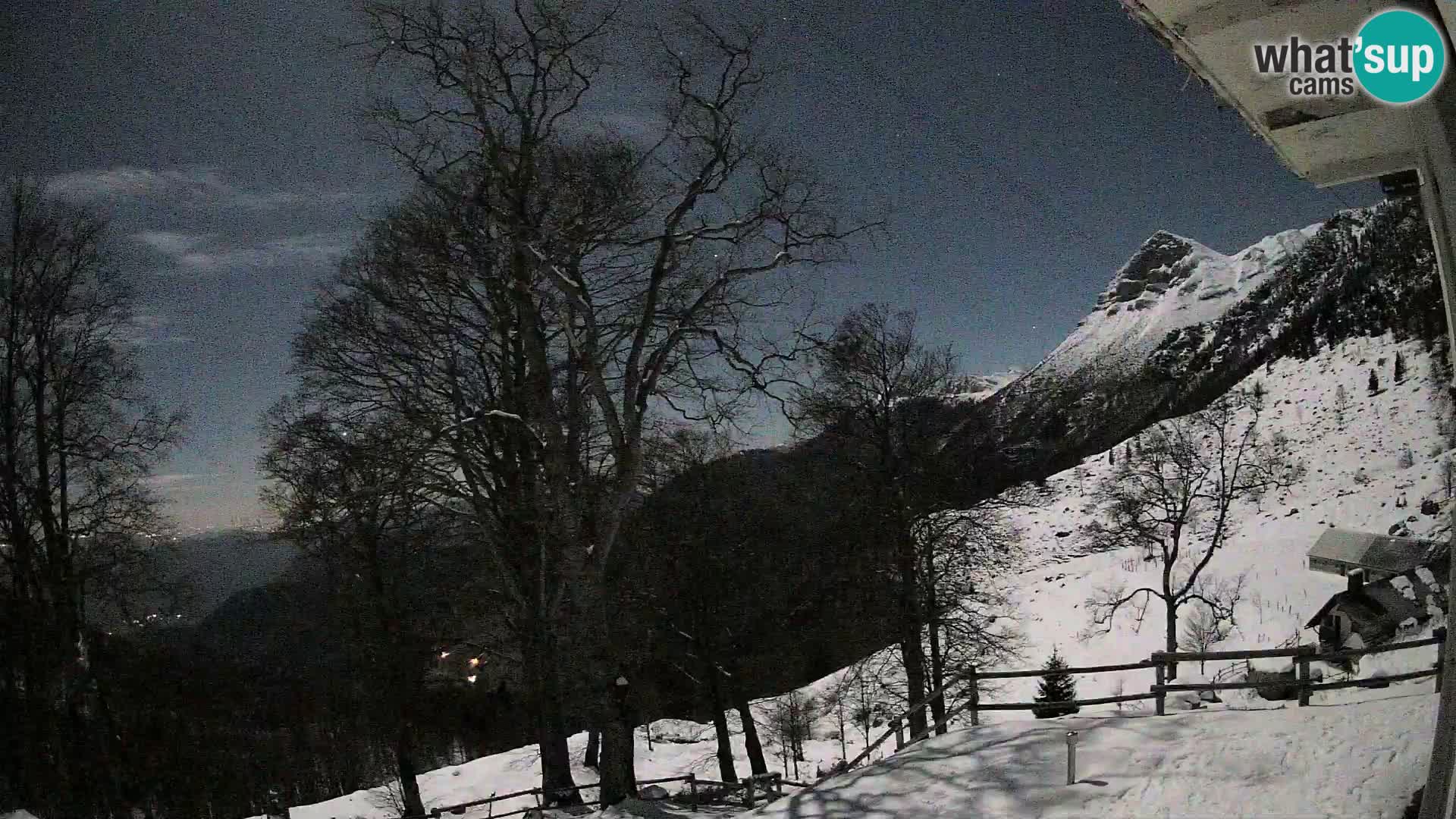 Planina Razor Bergütte Webcam (1315) | Blick auf Tolminski Migovec