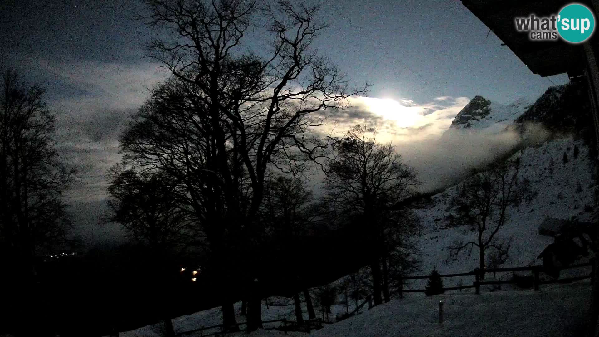 Refuge de la montagne Planina Razor caméra en direct (1315) | vue sur Tolminski Migovec