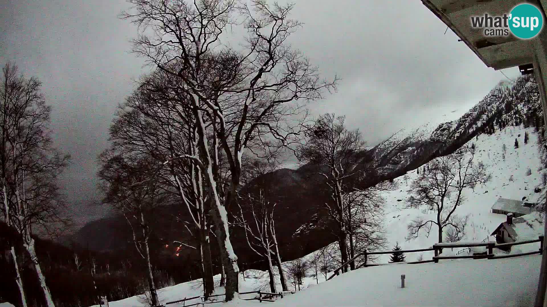 Planinarski dom na planini Razor (1315) | Pogled na Tolminski Migovec