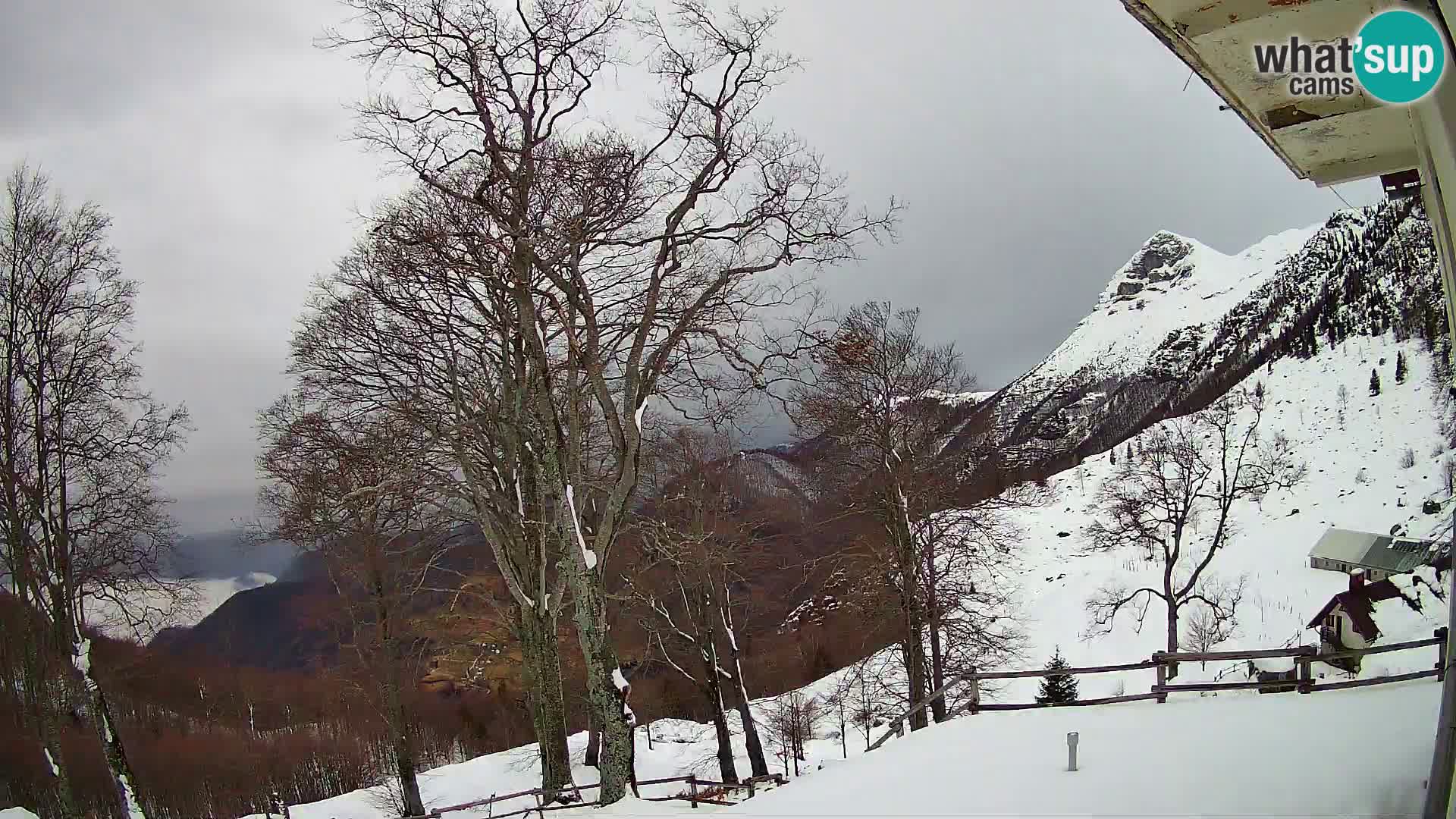 Planinarski dom na planini Razor (1315) | Pogled na Tolminski Migovec