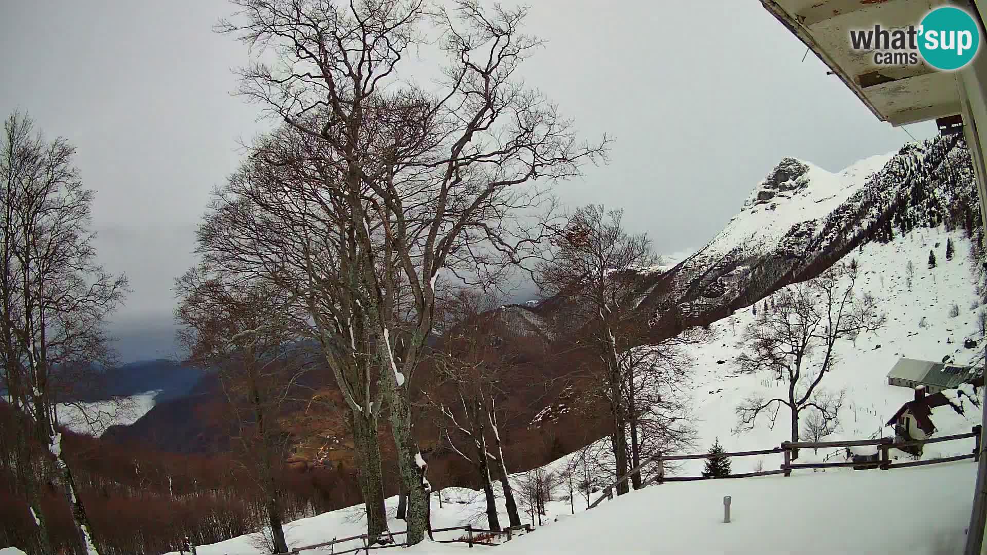 Planina Razor Bergütte Webcam (1315) | Blick auf Tolminski Migovec
