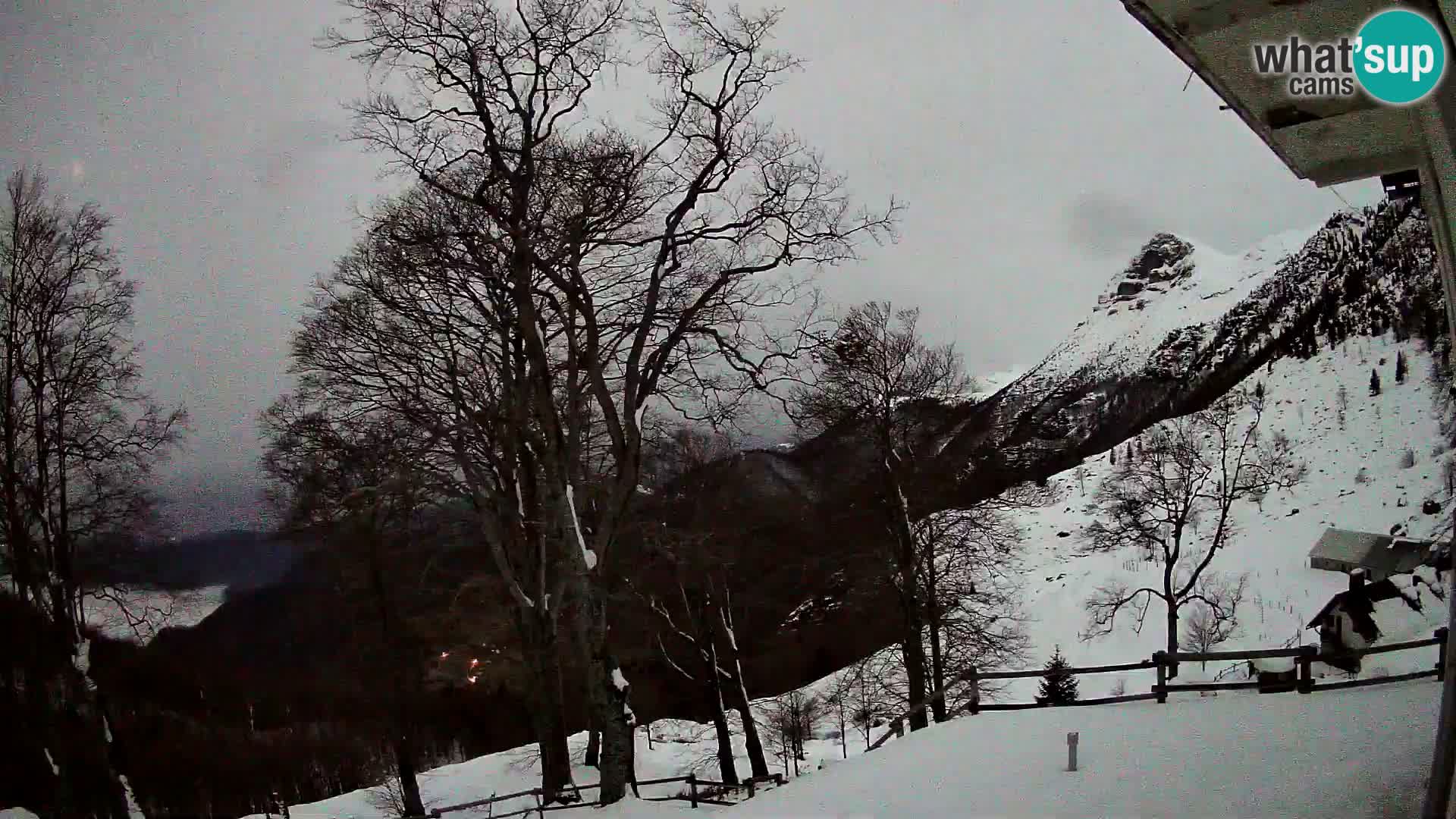 Planina Razor Mountain Hut live cam (1315) | view to Tolminski Migovec