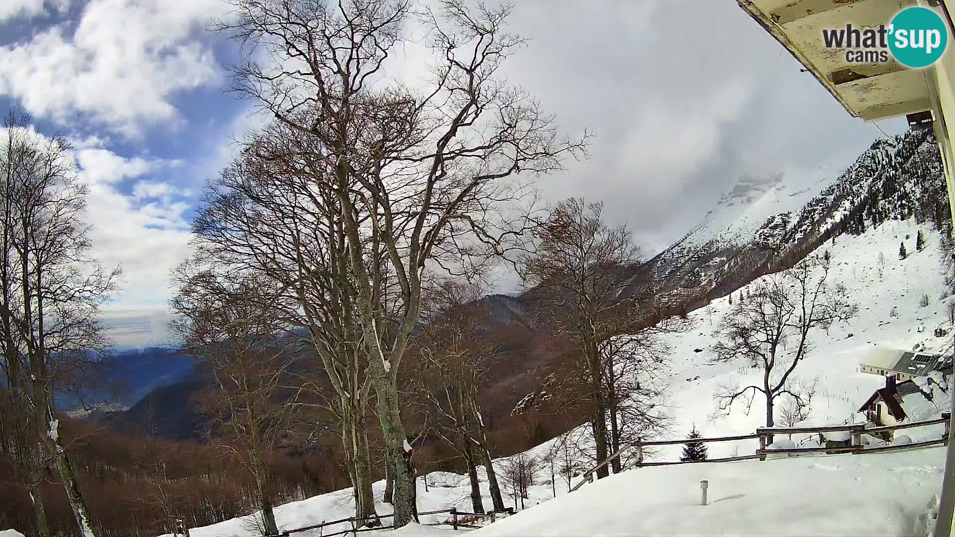 Planina Razor Bergütte Webcam (1315) | Blick auf Tolminski Migovec