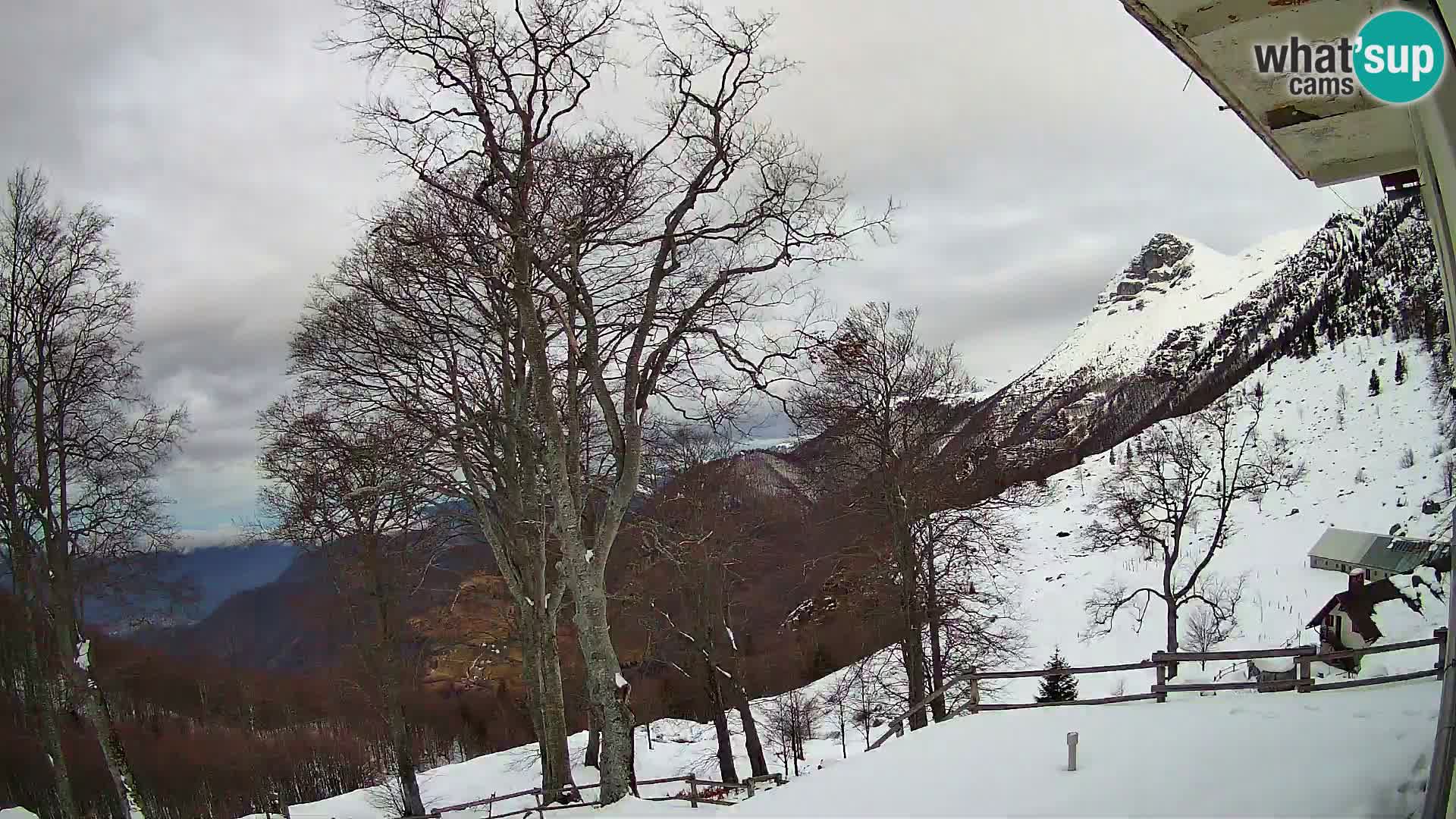 Planinarski dom na planini Razor (1315) | Pogled na Tolminski Migovec