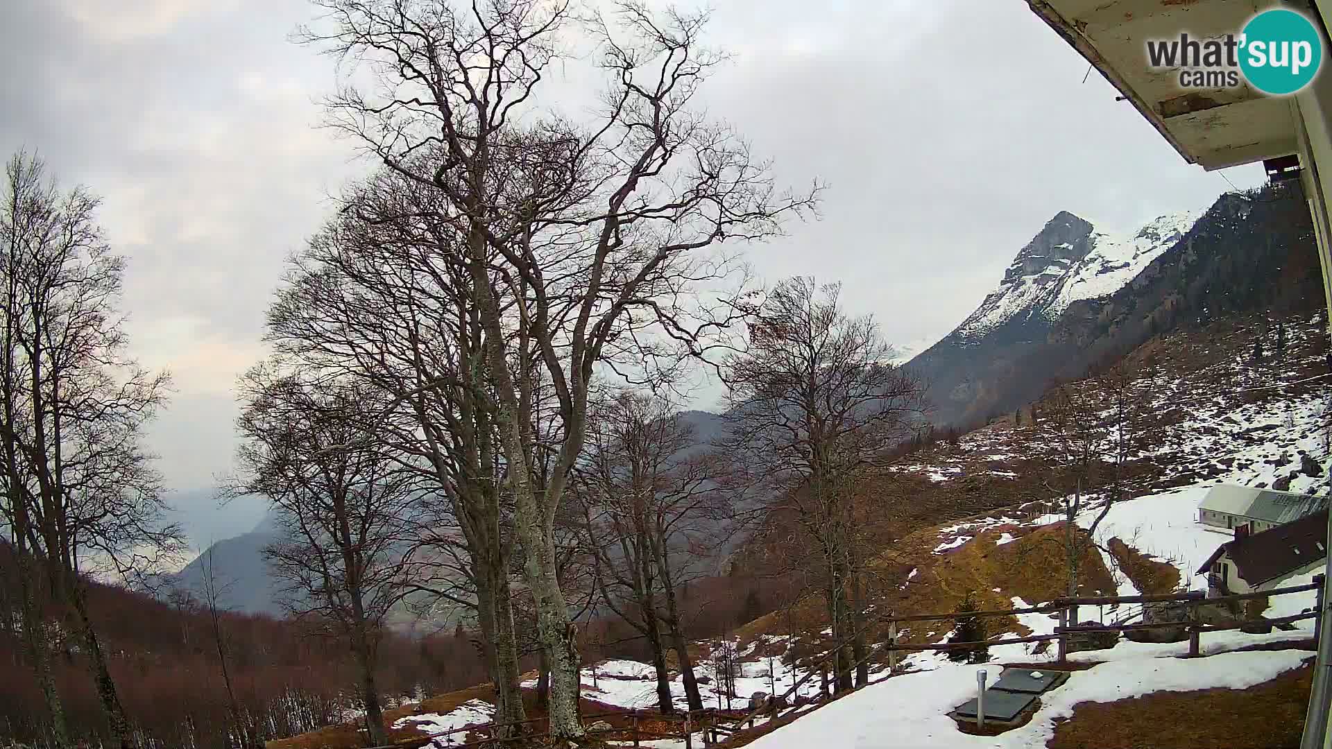 Planinarski dom na planini Razor (1315) | Pogled na Tolminski Migovec