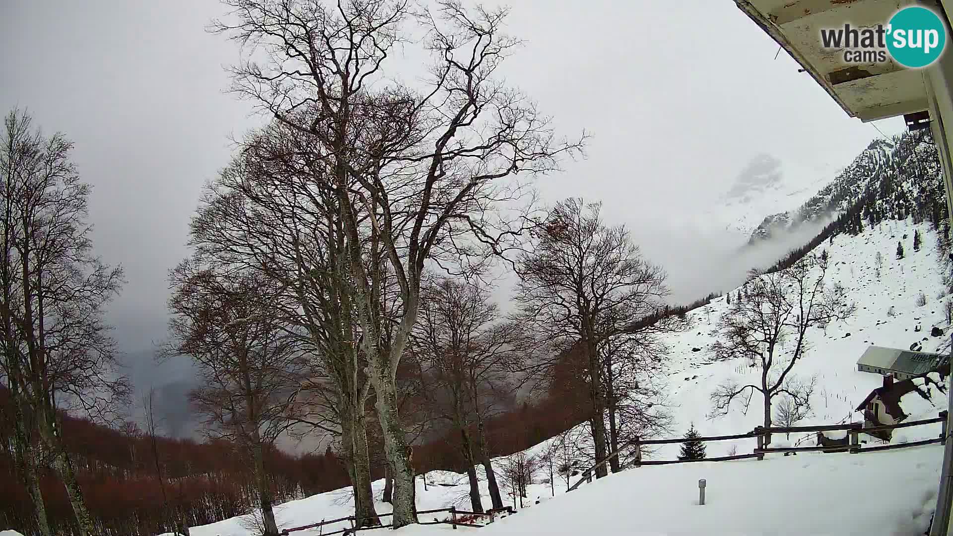 Planinarski dom na planini Razor (1315) | Pogled na Tolminski Migovec