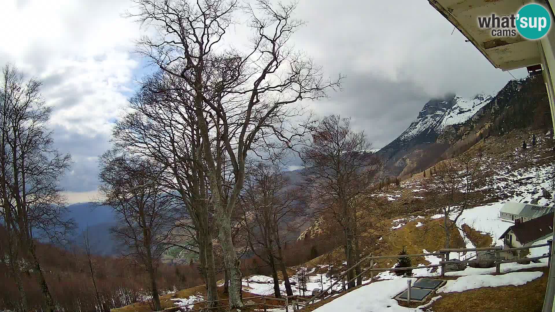 Planina Razor Bergütte Webcam (1315) | Blick auf Tolminski Migovec