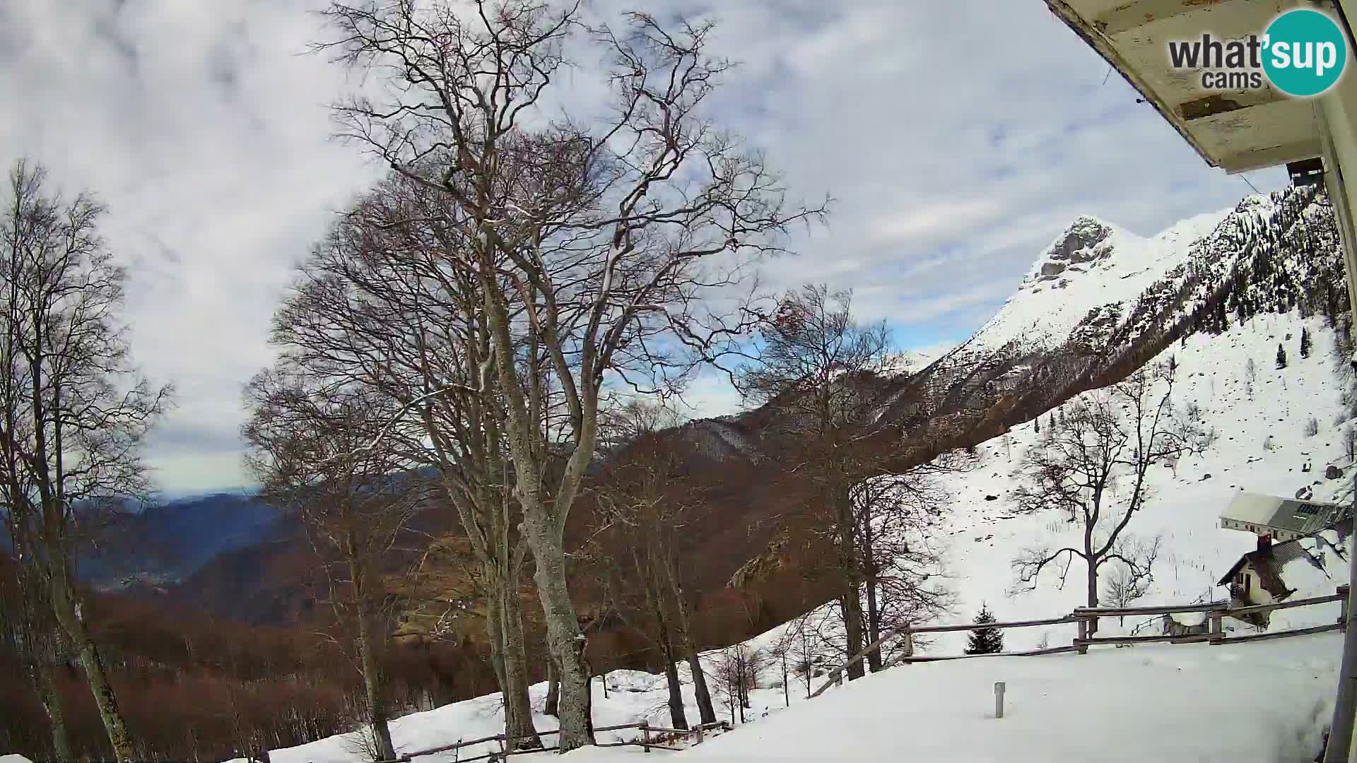 Planina Razor Bergütte Webcam (1315) | Blick auf Tolminski Migovec