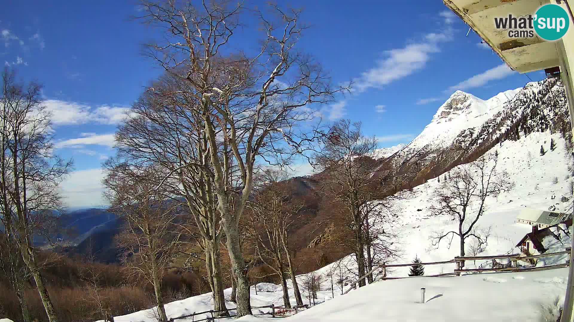 Planina Razor Bergütte Webcam (1315) | Blick auf Tolminski Migovec