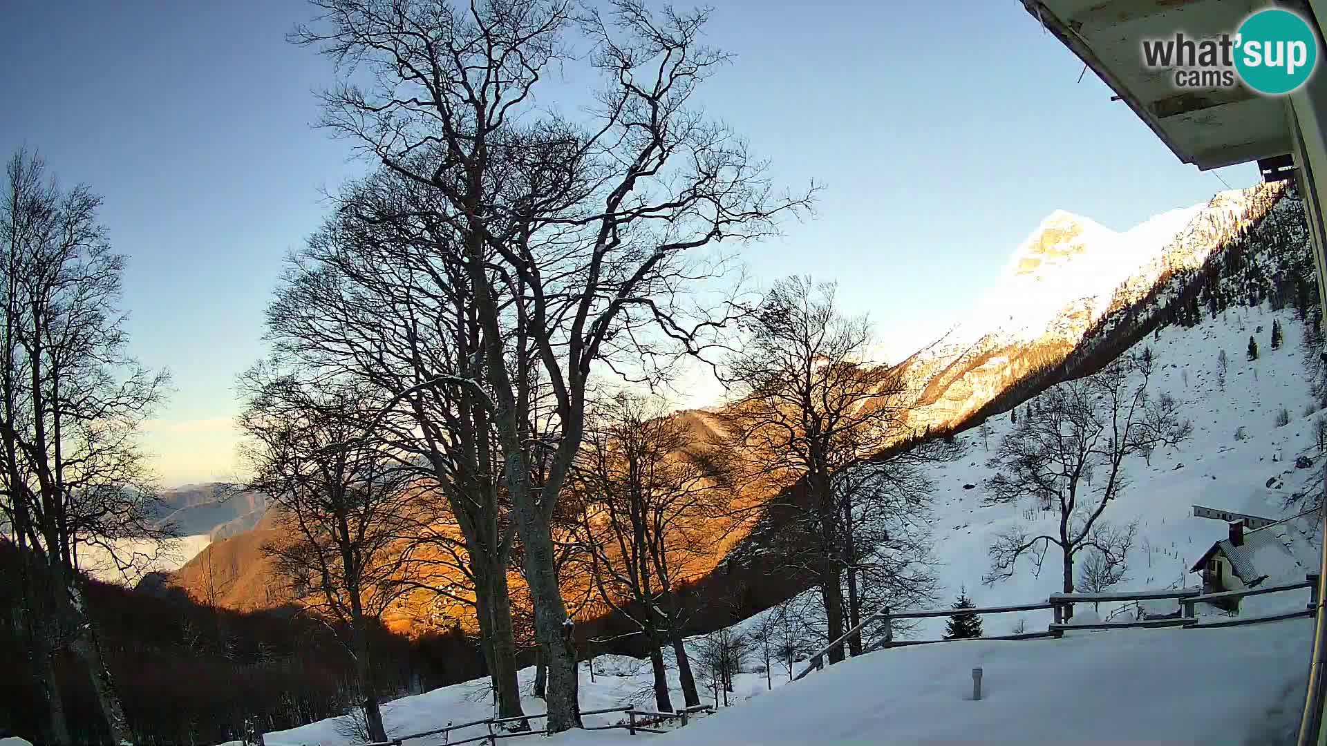 Planina Razor Bergütte Webcam (1315) | Blick auf Tolminski Migovec