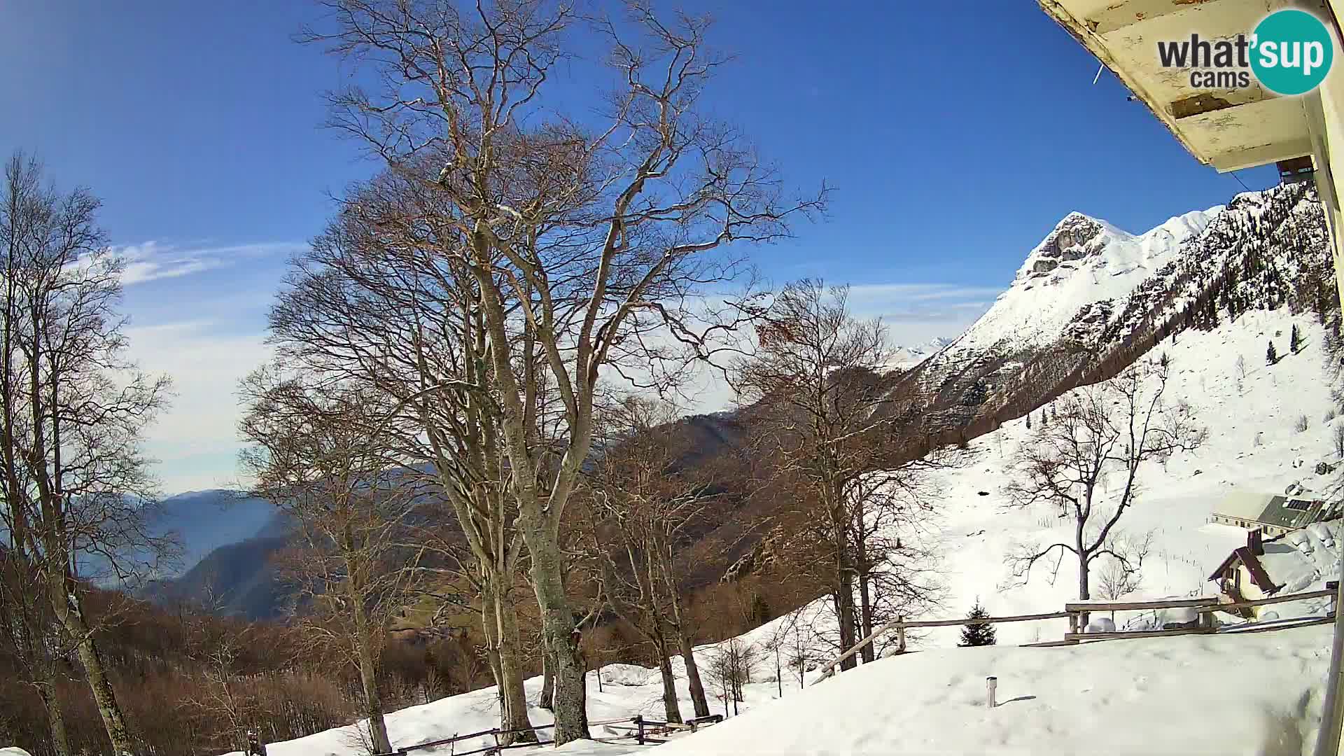 Planina Razor Bergütte Webcam (1315) | Blick auf Tolminski Migovec