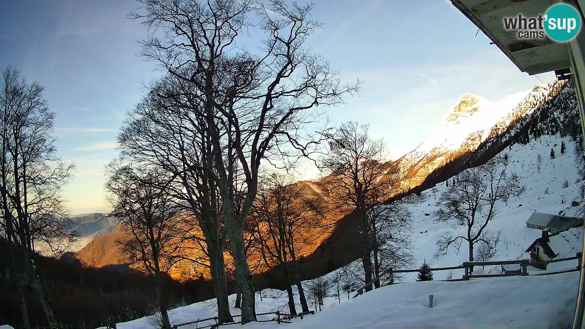 Planina Razor Bergütte Webcam (1315) | Blick auf Tolminski Migovec