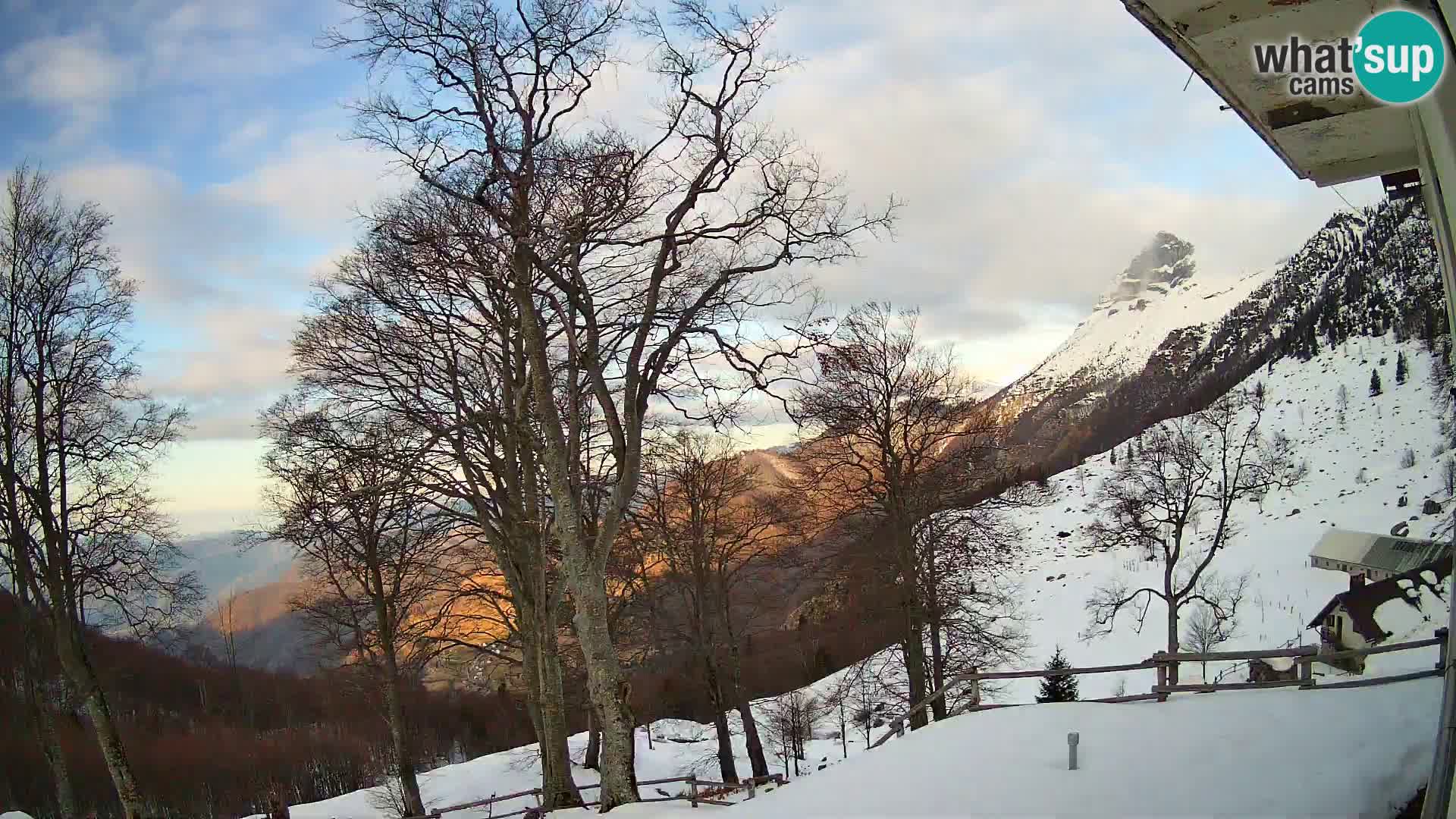 Planina Razor Bergütte Webcam (1315) | Blick auf Tolminski Migovec