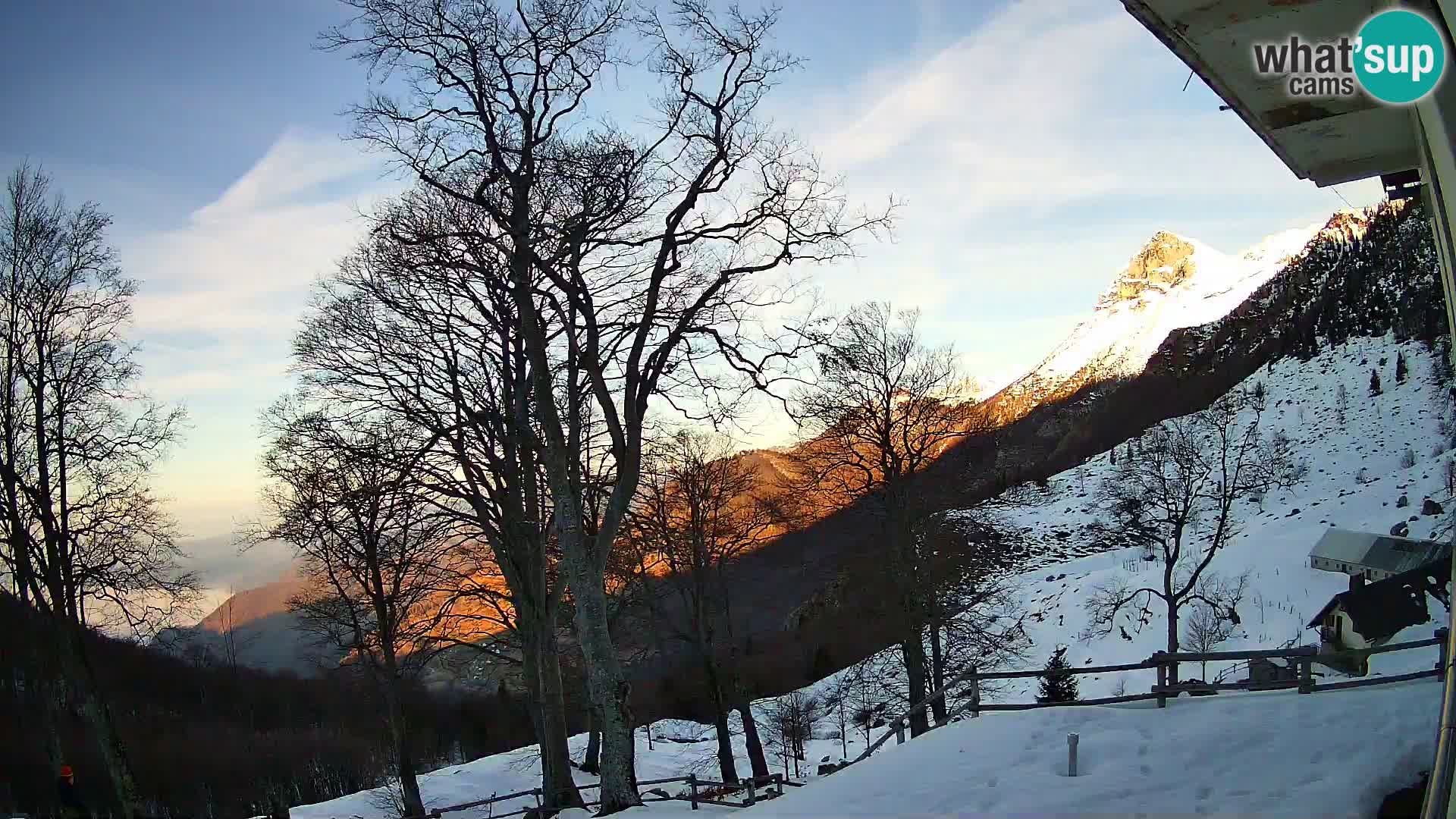 Planina Razor Bergütte Webcam (1315) | Blick auf Tolminski Migovec