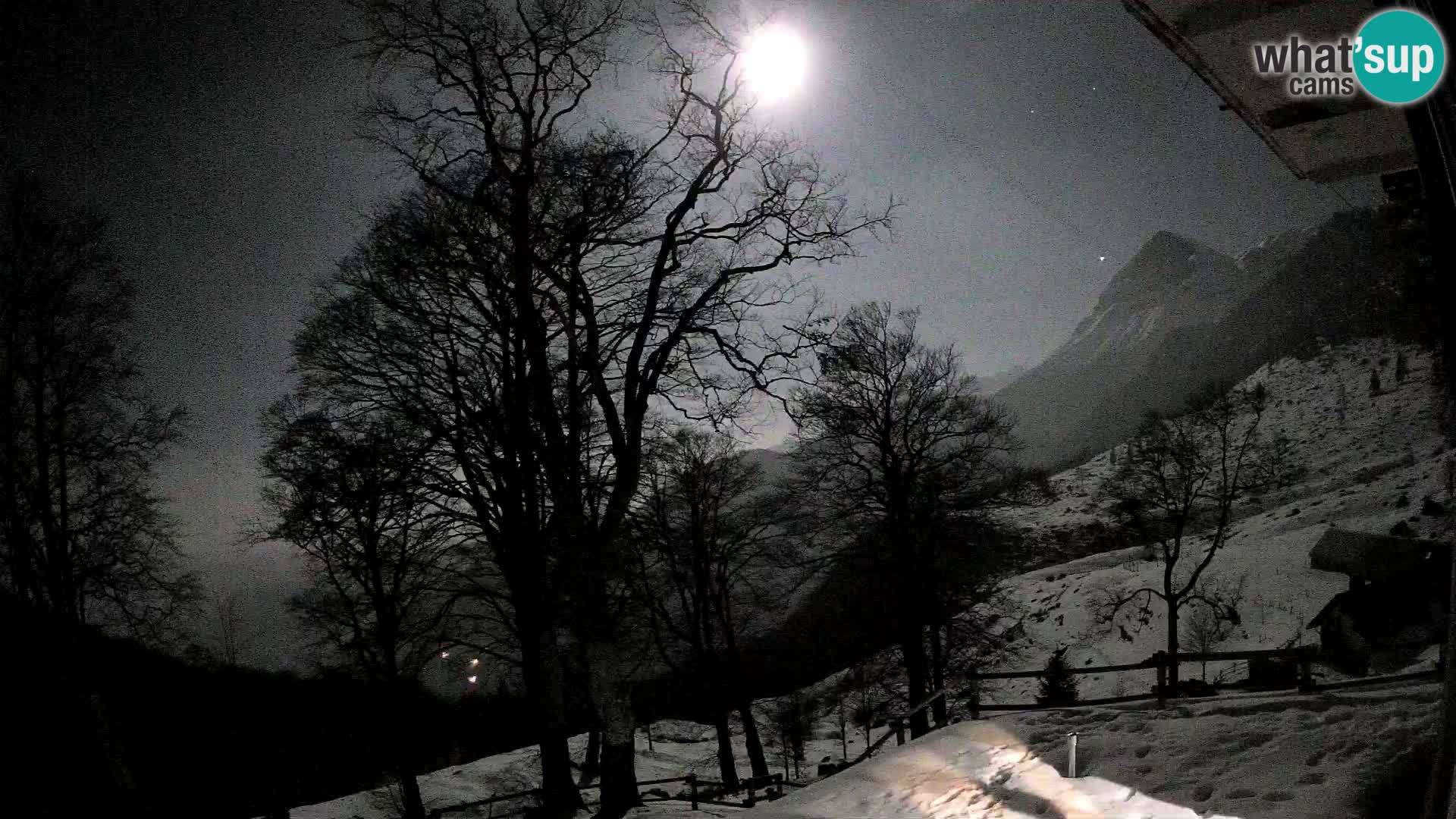 Refuge de la montagne Planina Razor caméra en direct (1315) | vue sur Tolminski Migovec