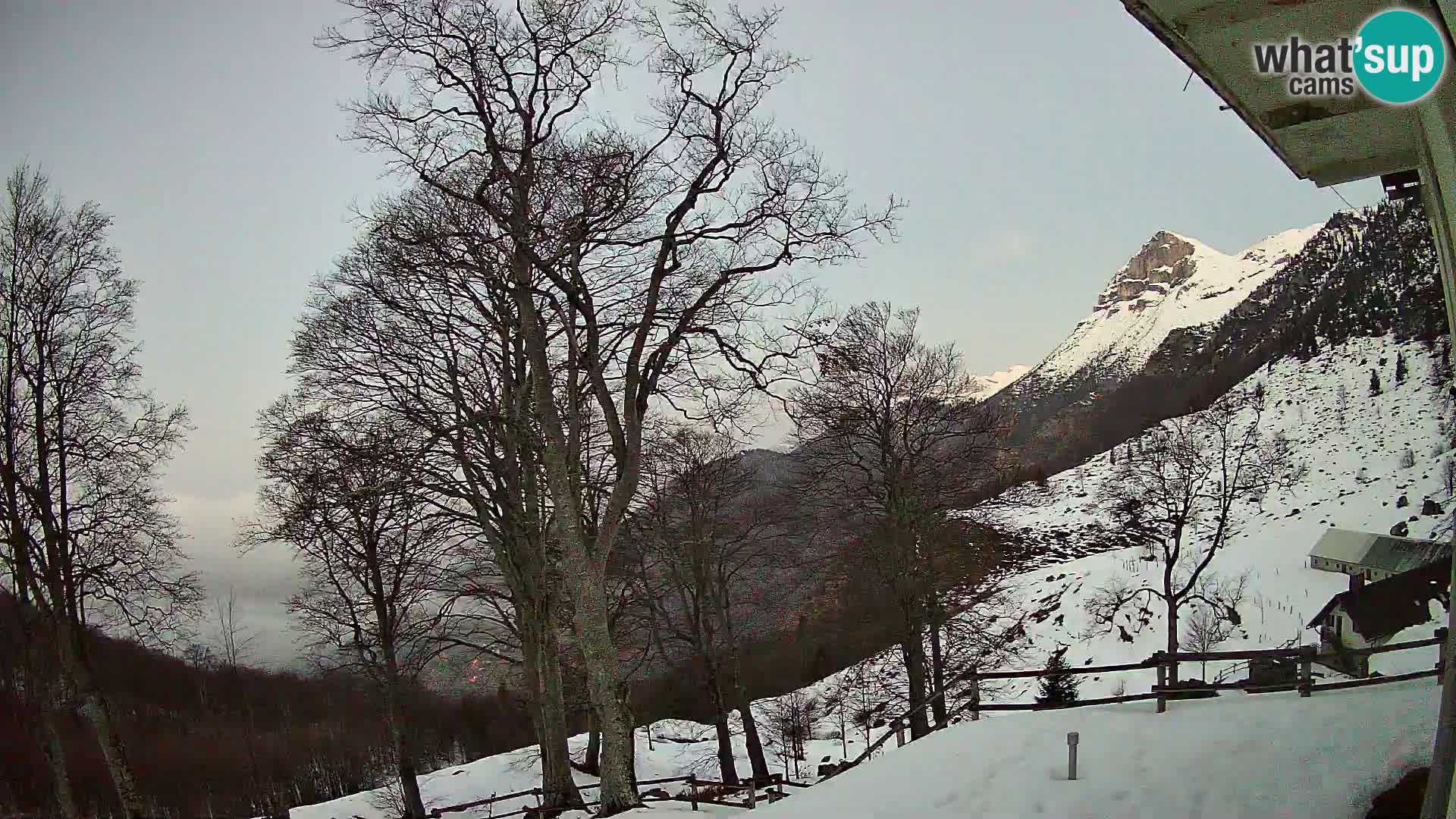 Planina Razor Bergütte Webcam (1315) | Blick auf Tolminski Migovec