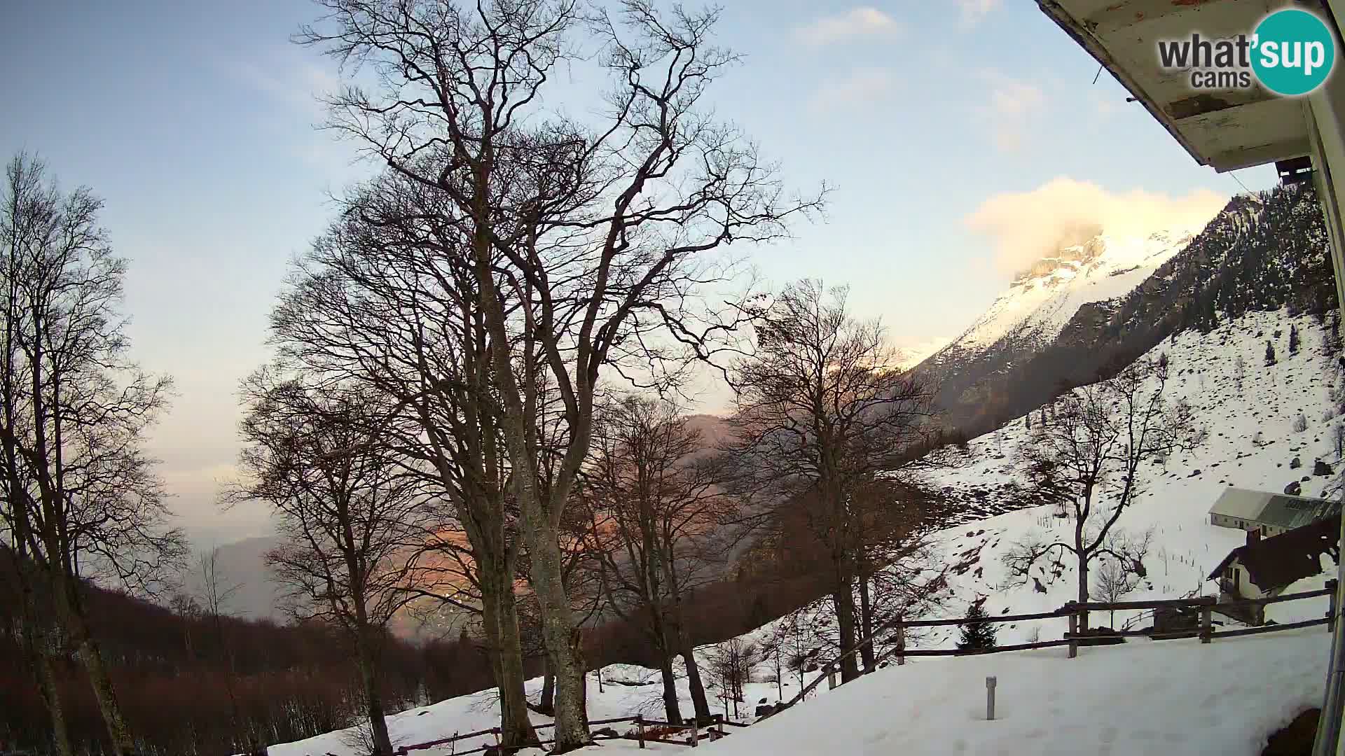 Planina Razor Bergütte Webcam (1315) | Blick auf Tolminski Migovec