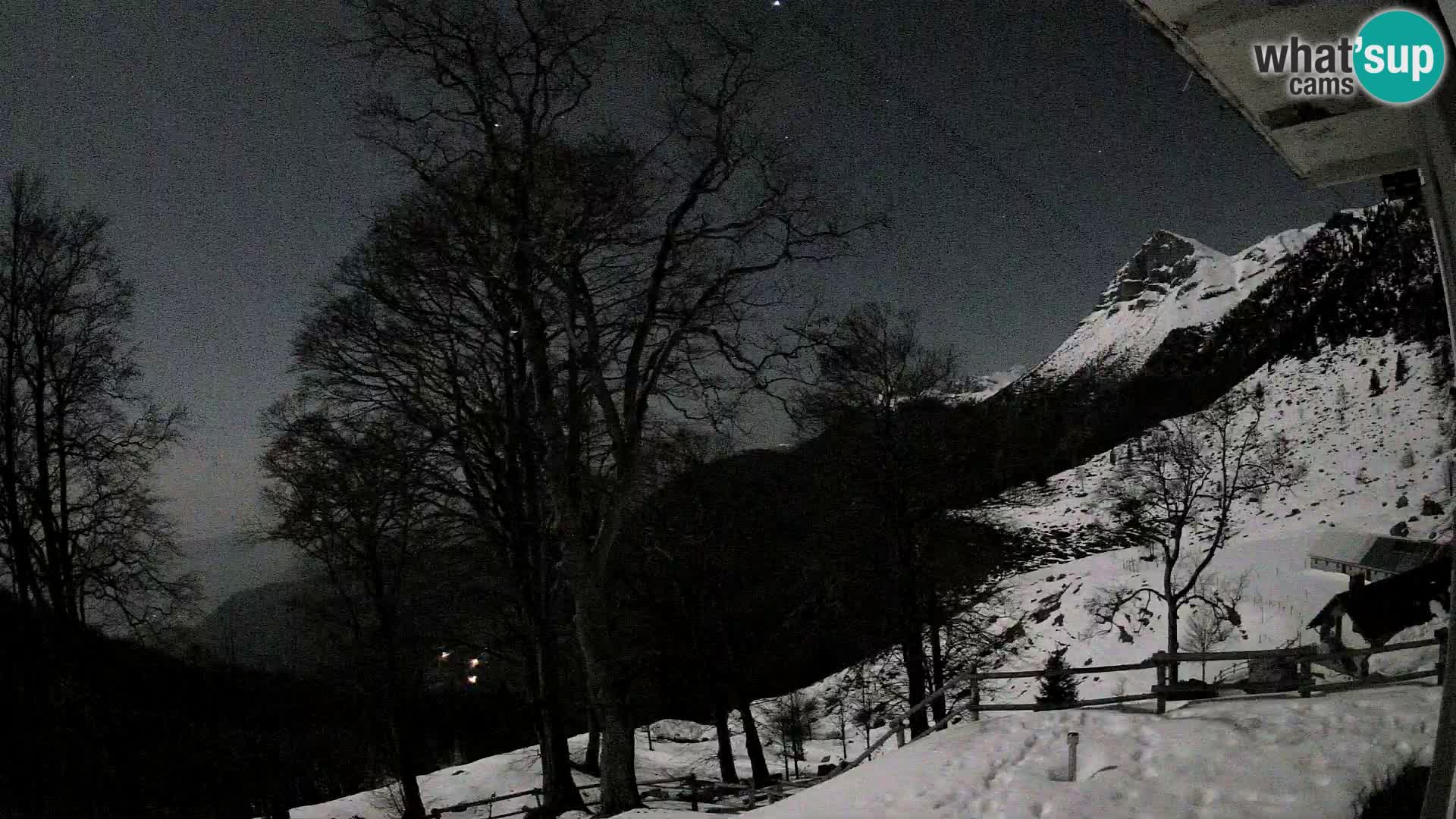 Planina Razor Mountain Hut live cam (1315) | view to Tolminski Migovec