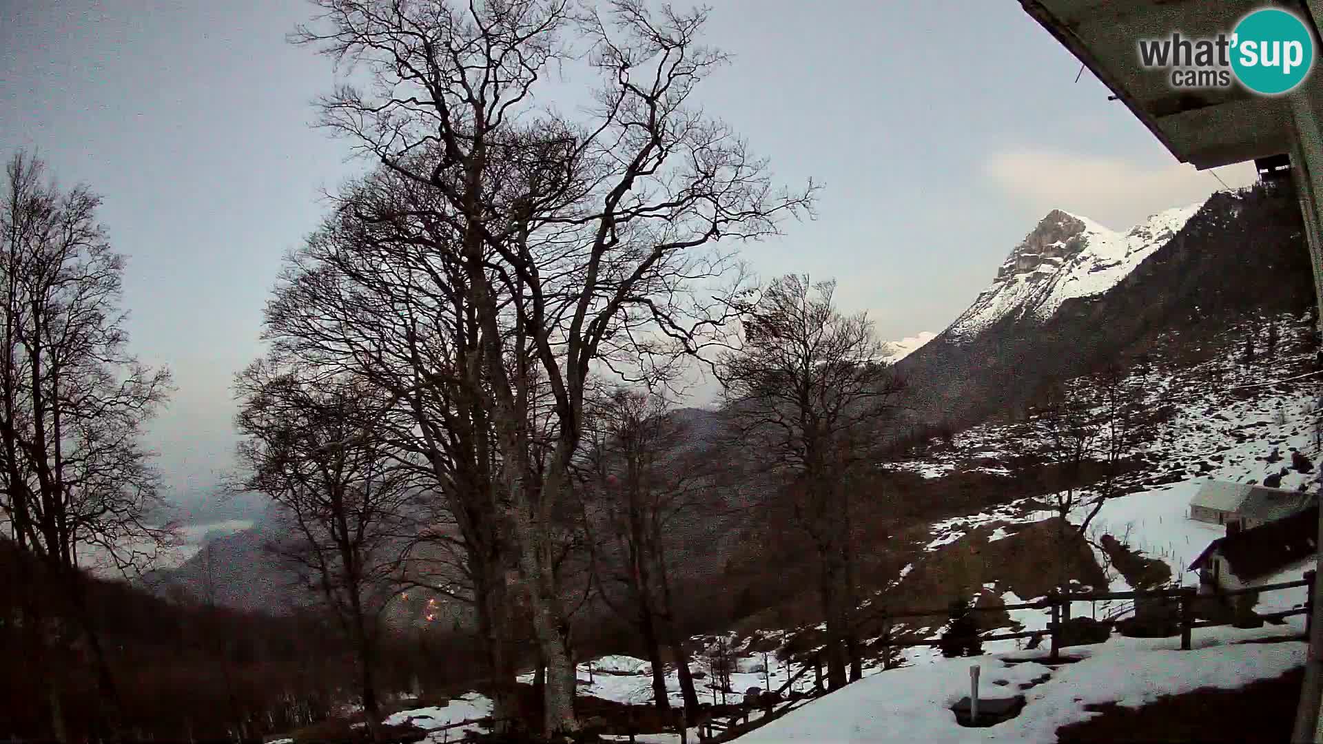 Planina Razor Bergütte Webcam (1315) | Blick auf Tolminski Migovec